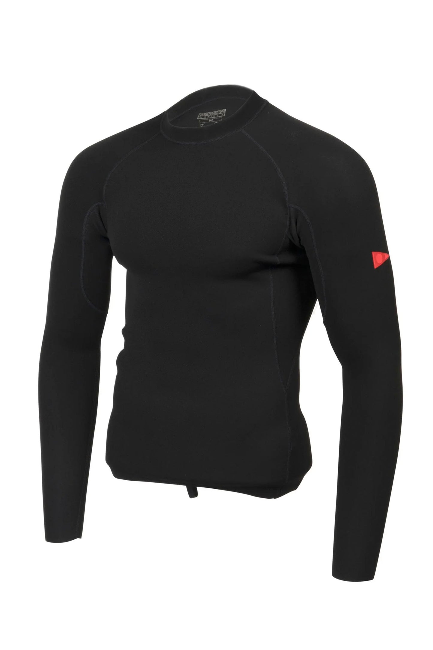 Florence Marine X Flatlock Wetsuit Jacket 1.5mm Black – men's surf jacket at Pukas Surf Shop