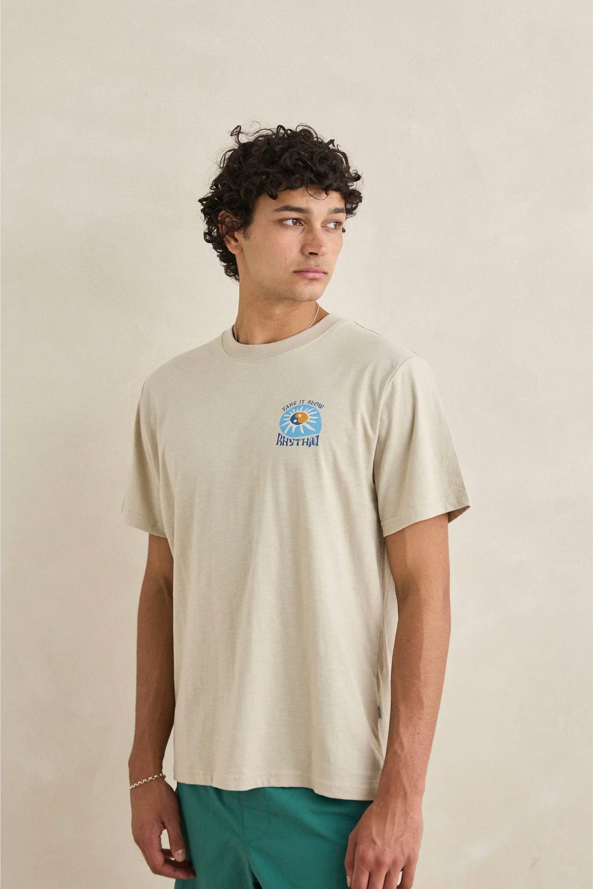 Rhythm Slow Down Slub T-Shirt | Shop at PUKAS SURF SHOP