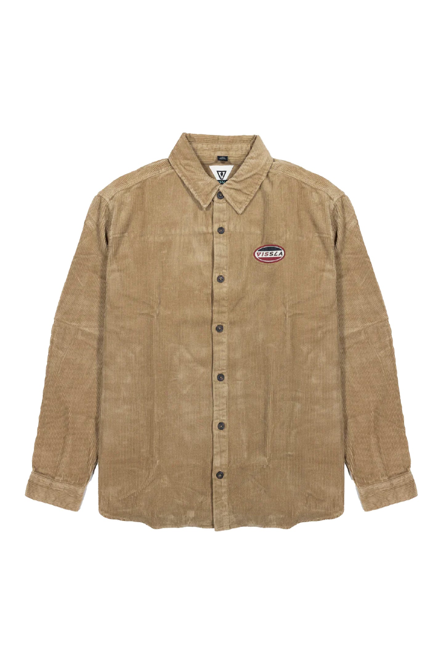Vissla Pukas Surf Shop Blinker Shirt Bronze organic cotton corduroy relaxed fit