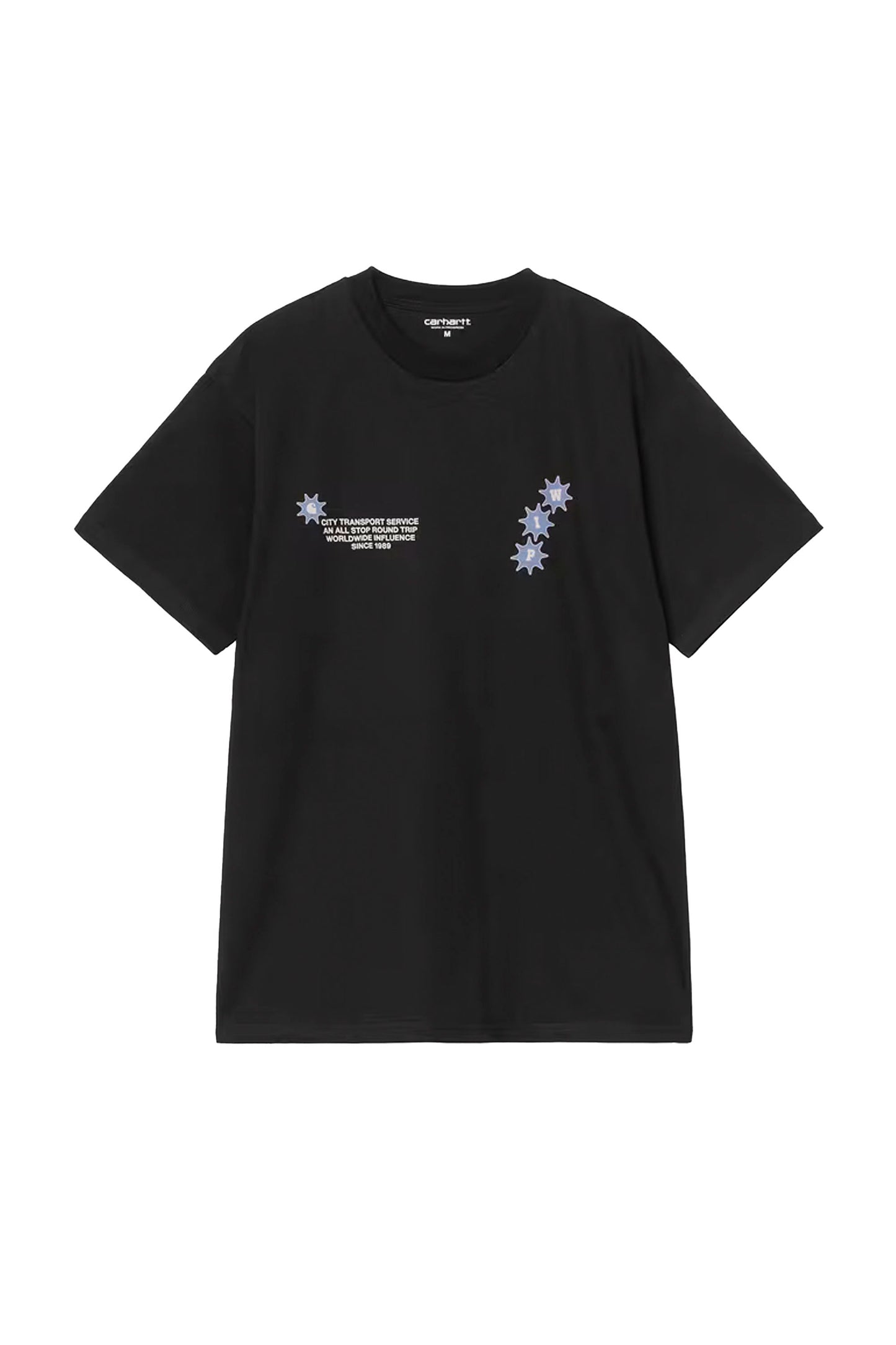 CARHARTT WIP C Trip T-Shirt in black with graphic prints