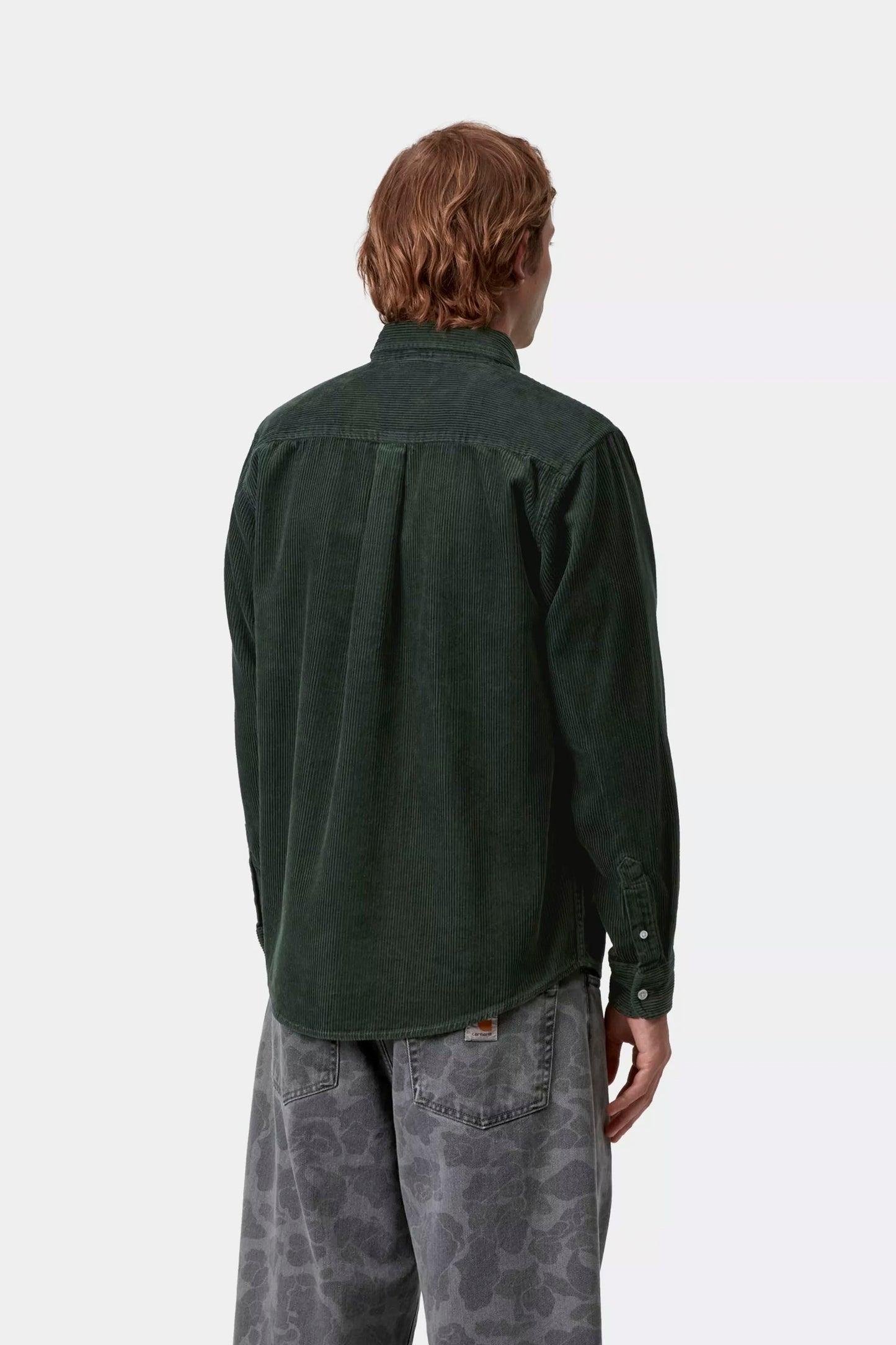 Pukas Surf Shop Carhartt WIP L/S Madison Cord Shirt Sycamore Tree corduroy relaxed fit