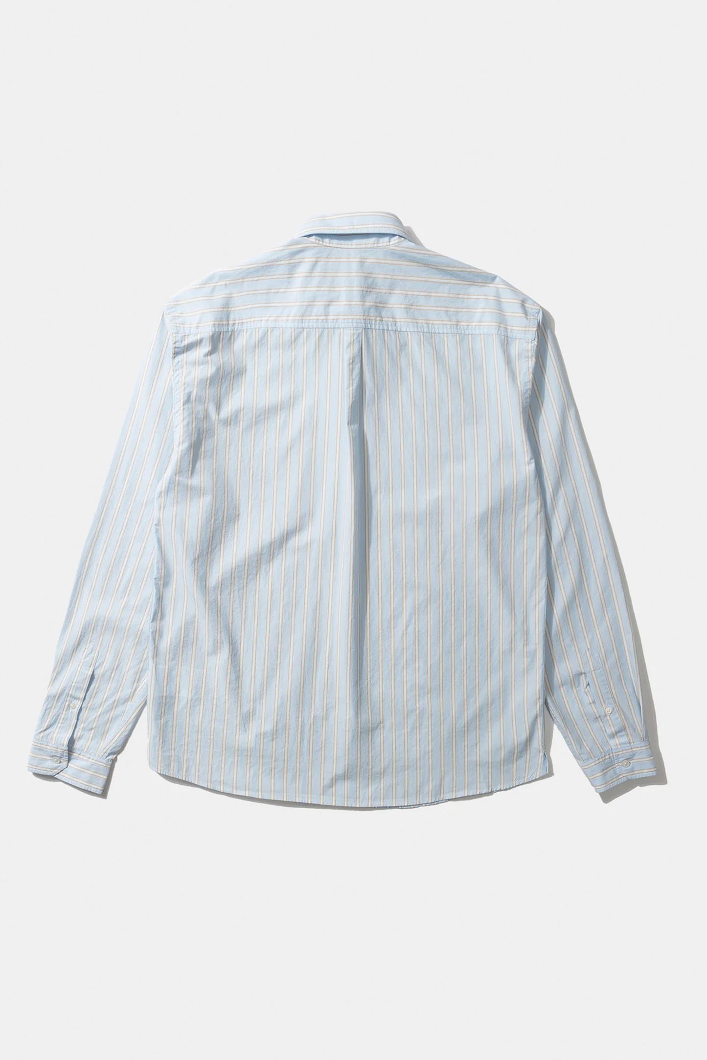 Edmmond Sky Blue Shirt in Plain Light Blue – relaxed fit men's shirt, new arrival at Pukas Surf Shop