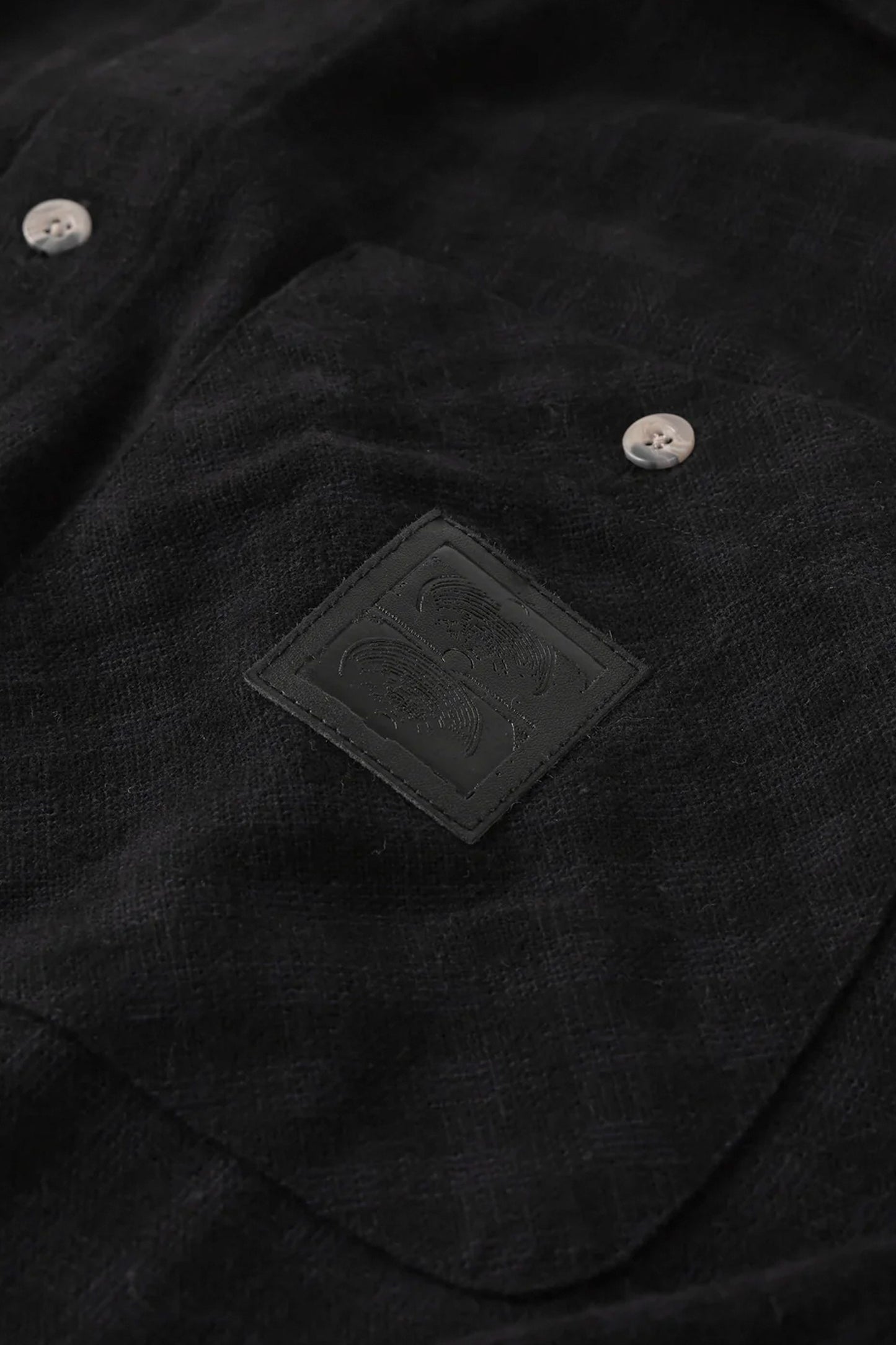 Pukas Surf Shop Man Shirt Former Crux Flannel LS Black