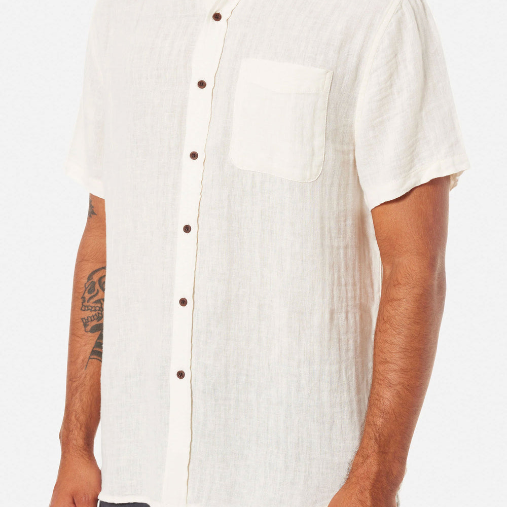 
                      
                        Pukas Surf Shop Man Shirt Katin Alan Solid Vintage White
                      
                    