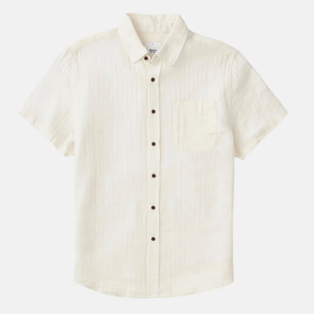 
                      
                        Pukas Surf Shop Man Shirt Katin Alan Solid Vintage White
                      
                    