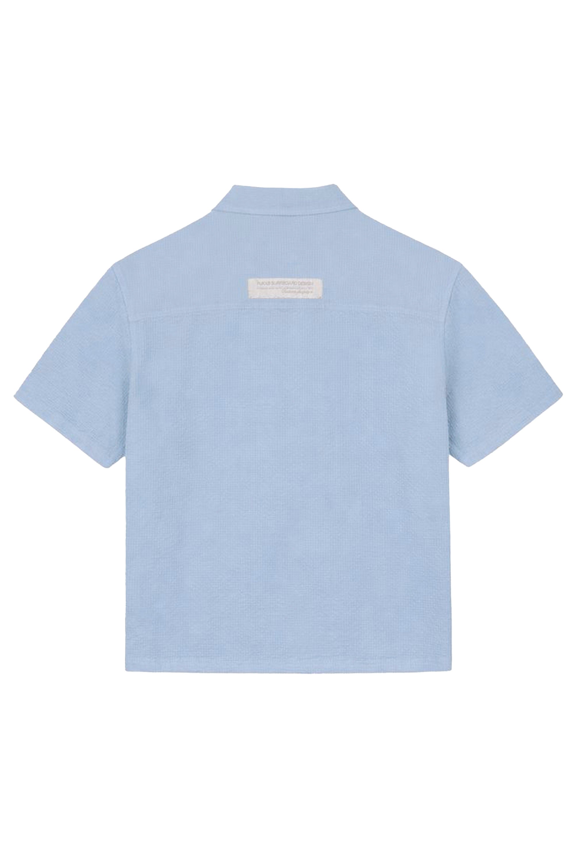 PUKAS Sky Texture Shirt Sky Blue | Shop at PUKAS SURF SHOP