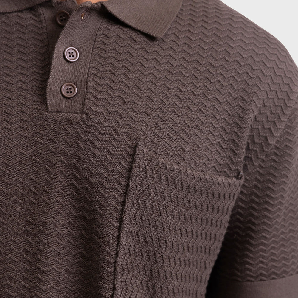 
                      
                        Pukas Surf Shop Man Shirt Redefined Rebel Fernando Knit Polo Turkish Coffee
                      
                    