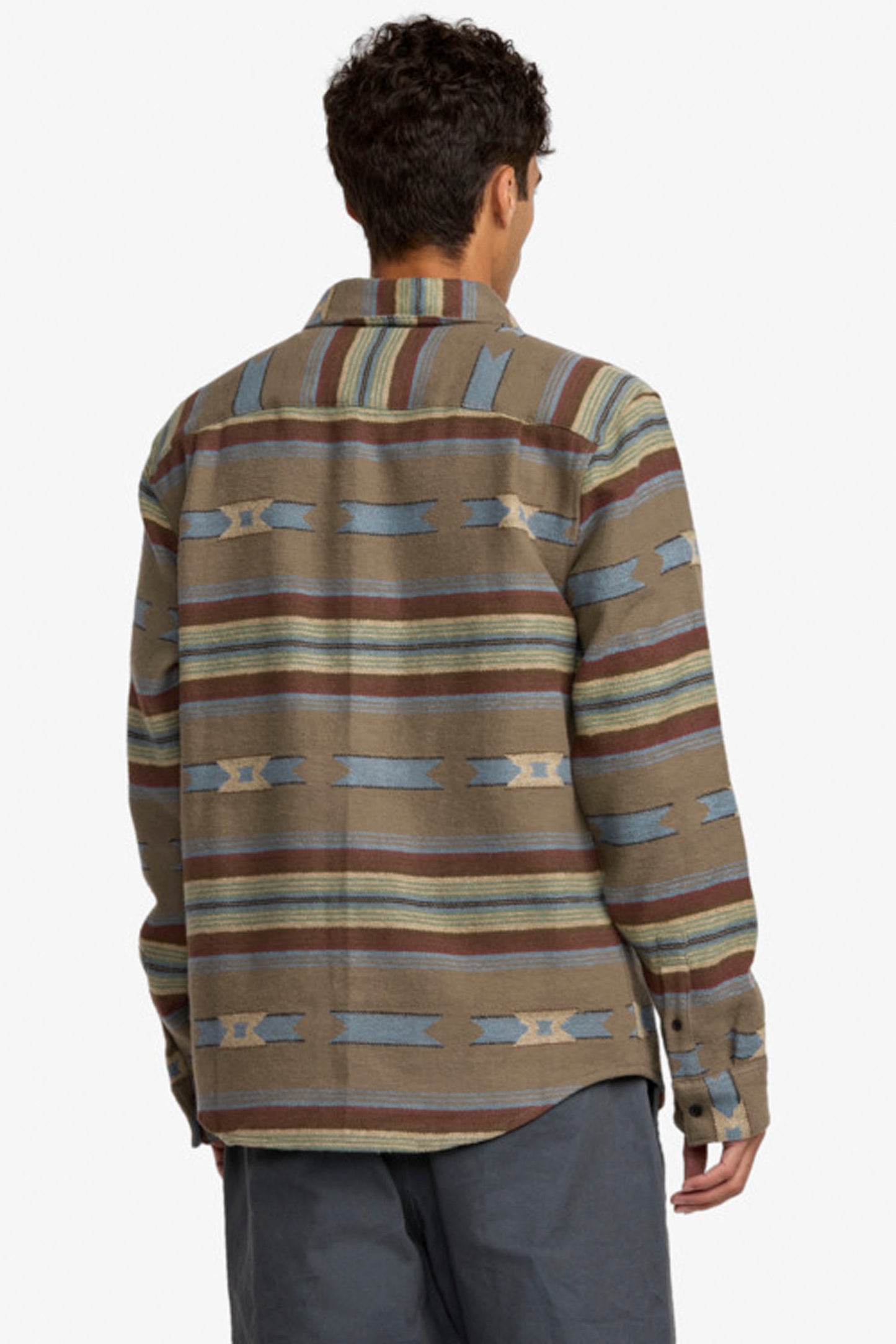 Pukas Surf Shop RVCA flannel shirt in blanket plaid