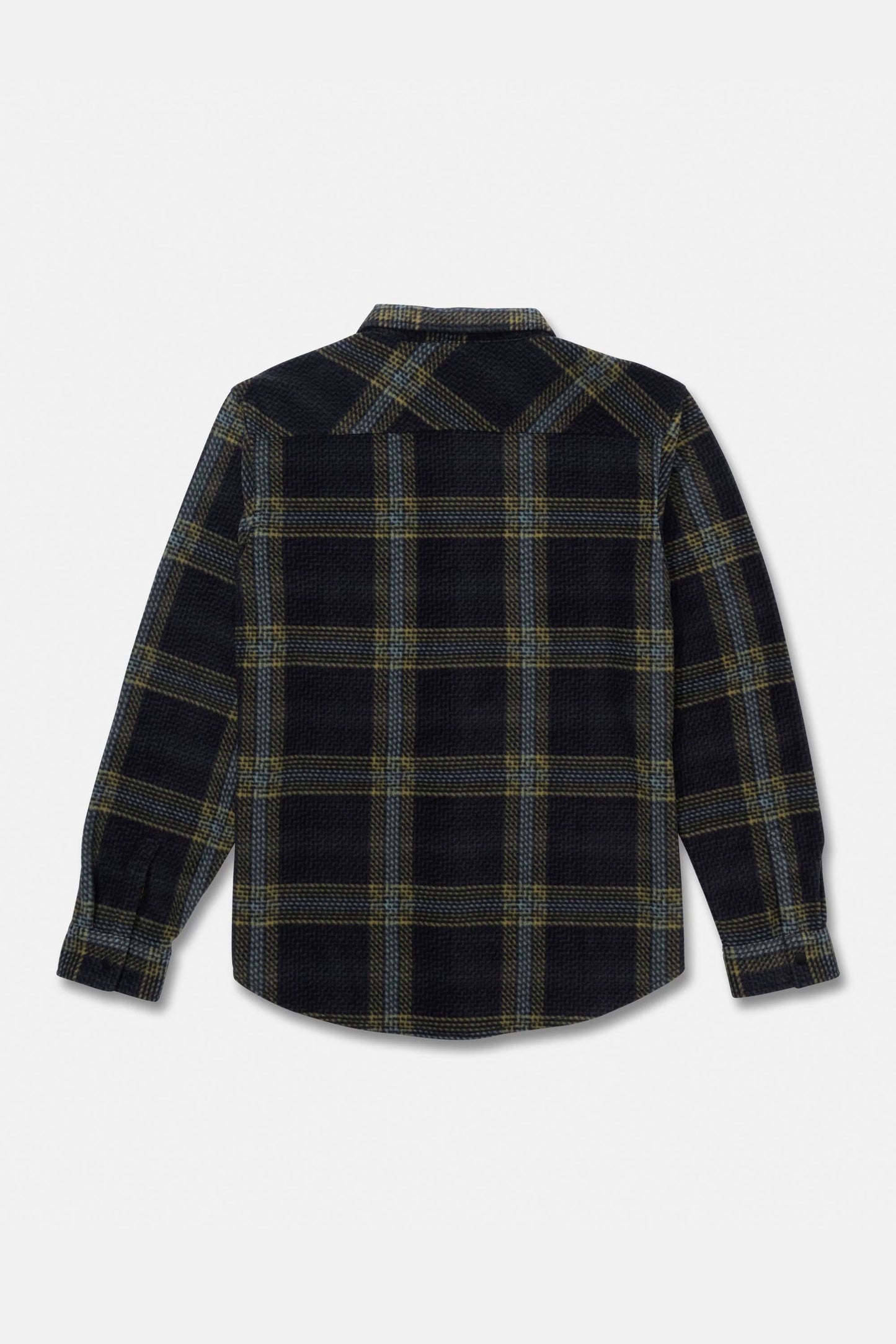 Pukas Surf Shop Salty Crew men’s flannel fleece shirt in Phantom