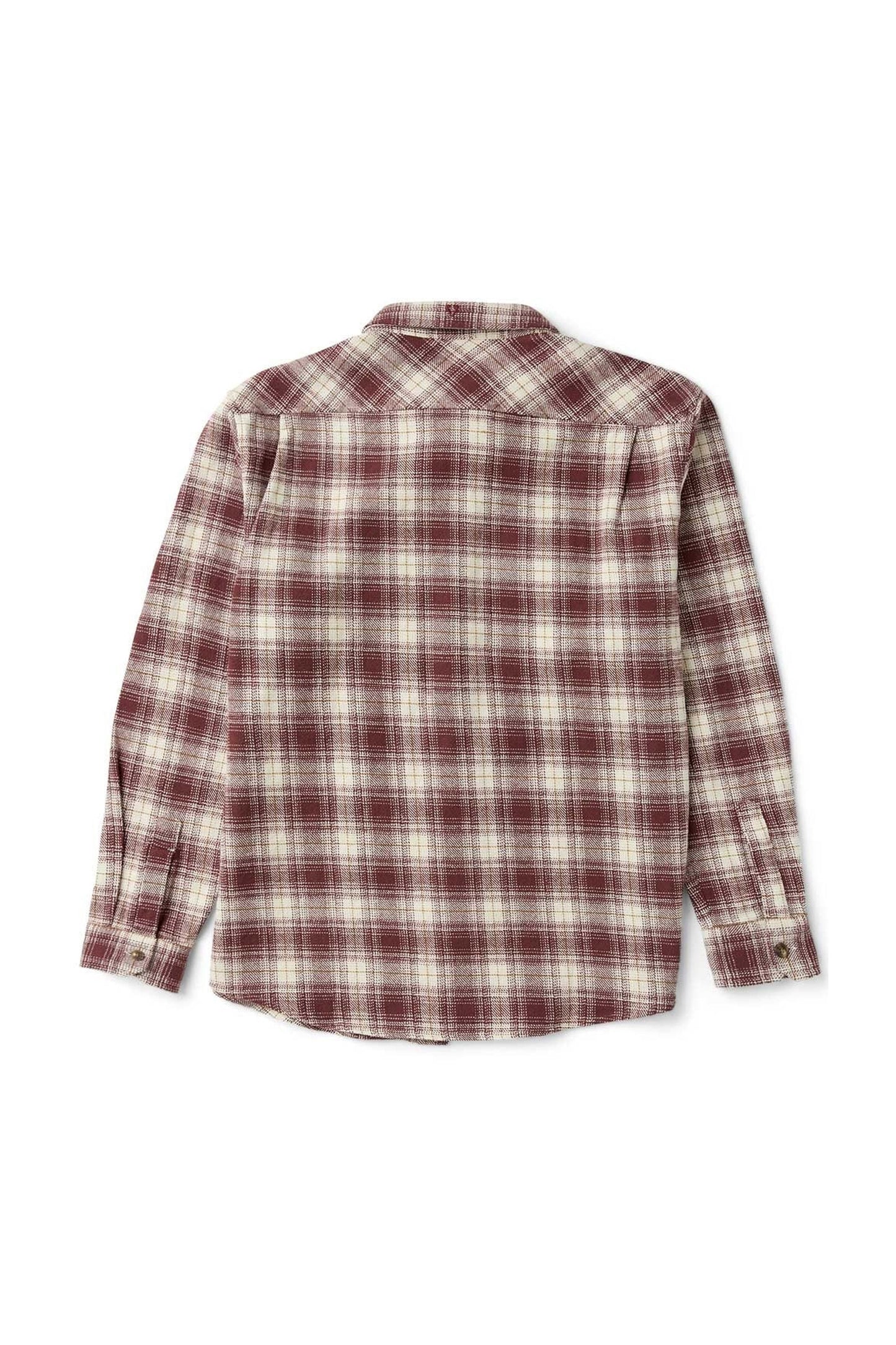 Vissla Pukas Surf Shop Creators Heavy Days Eco LS Flannel brick relaxed fit shirt