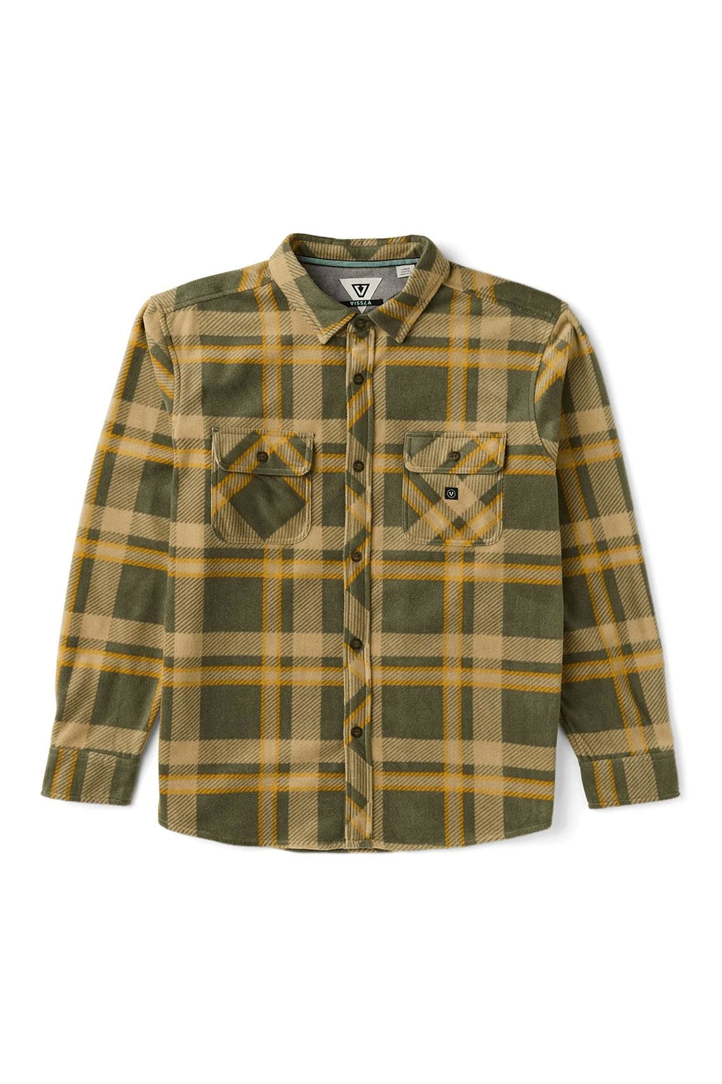 Vissla Pukas Surf Shop Eco-ZY Polar Flannel Surplus recycled heavy-fleece shirt