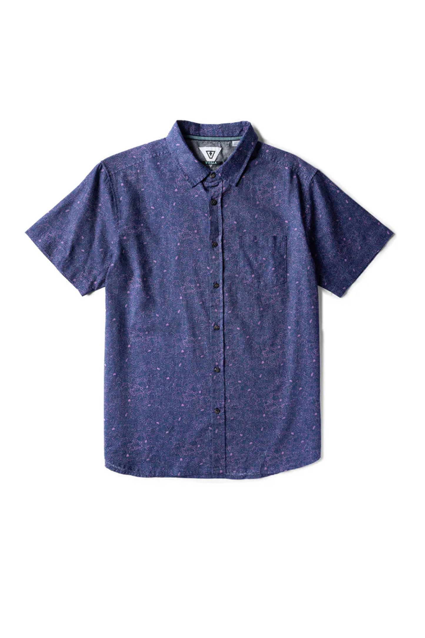 VISSLA Lazy Daisy eco-friendly shirt with relaxed fit and sustainable materials