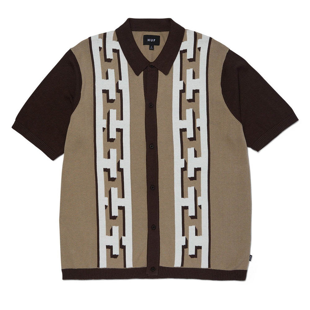 
                      
                        Pukas Surf Shop Man Shirts HUF Pillar Knit Sweater Brown
                      
                    