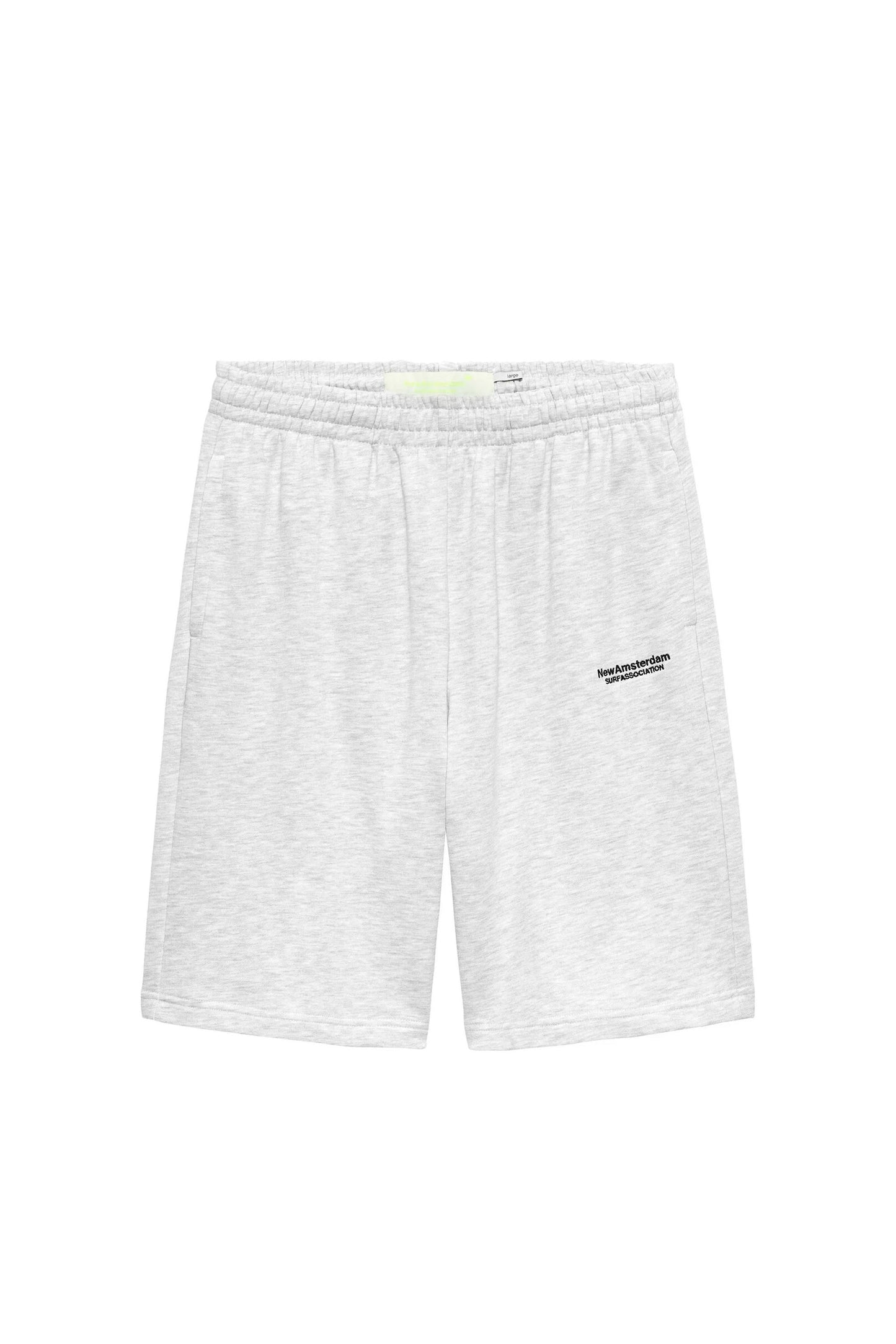 Gray shorts on a white background