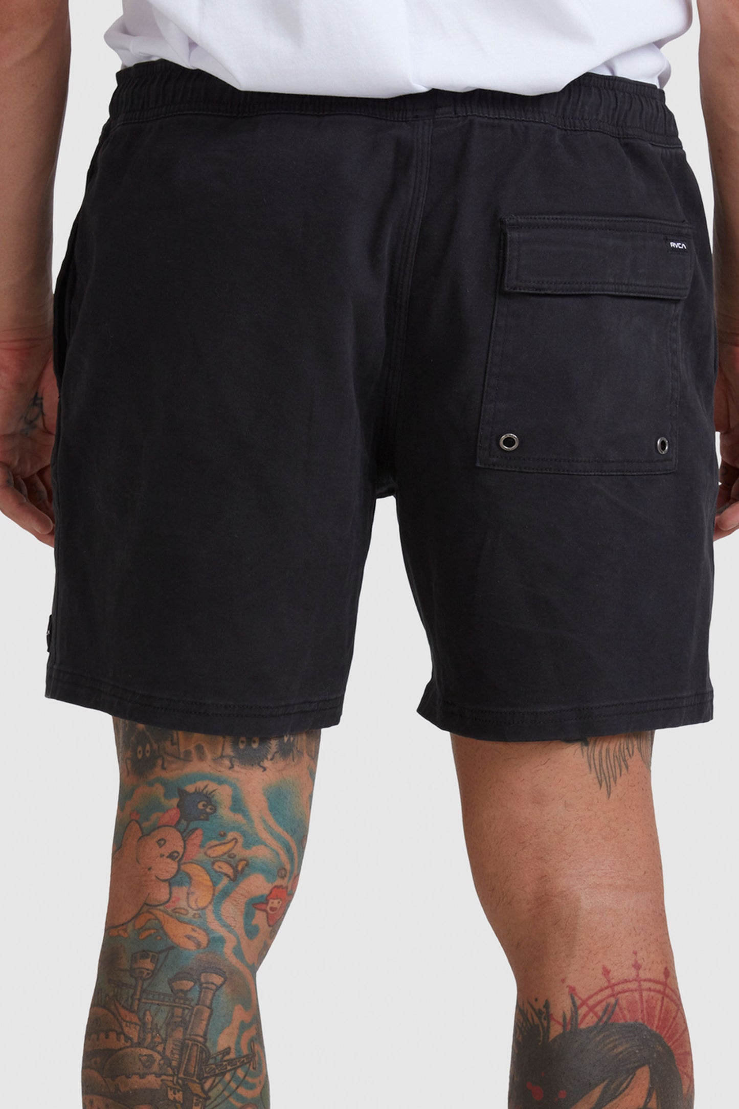 Pukas-Surf-Shop-Man-Short-Rvca-Escape-Black