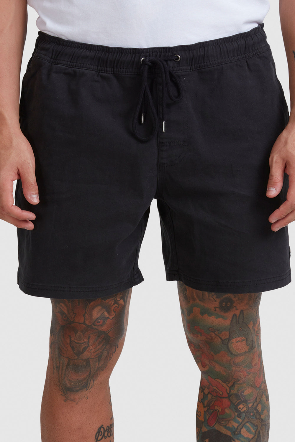 Pukas-Surf-Shop-Man-Short-Rvca-Escape-Black