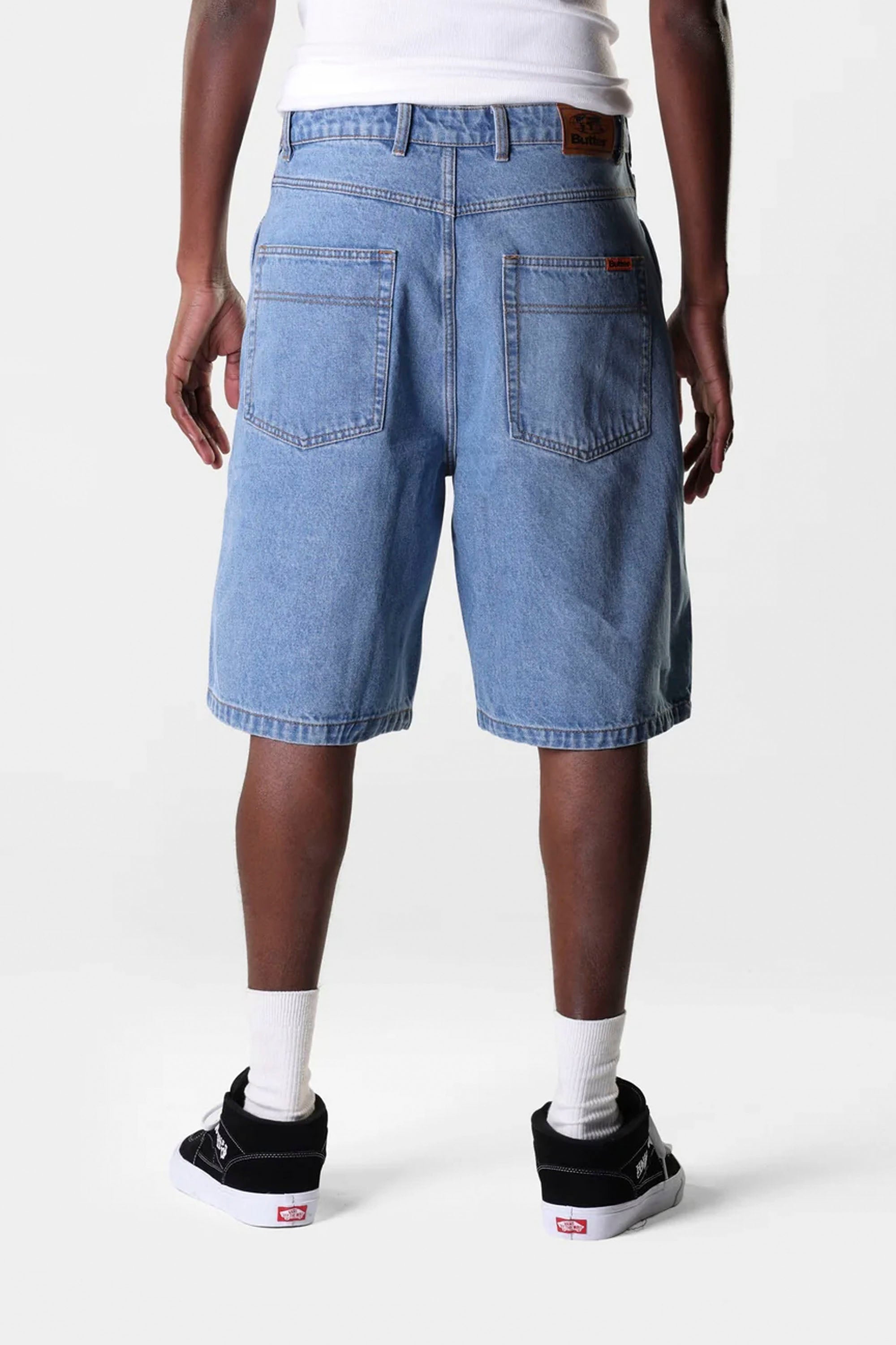 BUTTER Baggy Denim Shorts Indigo | Shop at PUKAS SURF SHOP