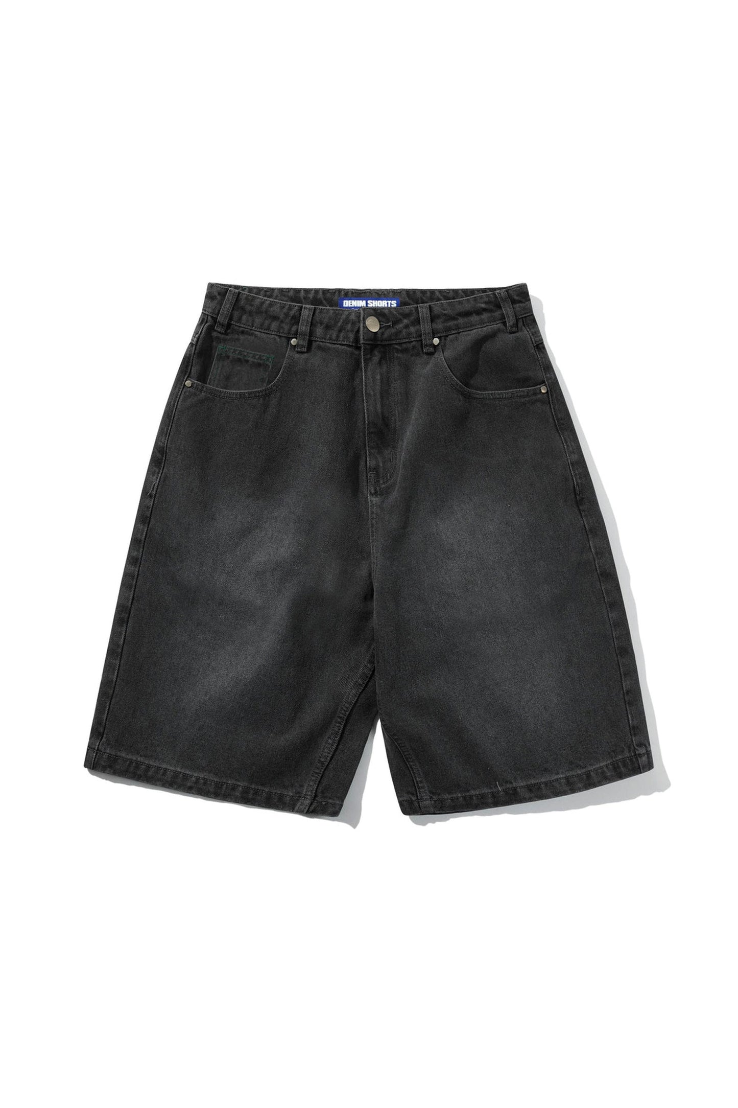 BUTTER Garage Denim Shorts faded black men's denim shorts
