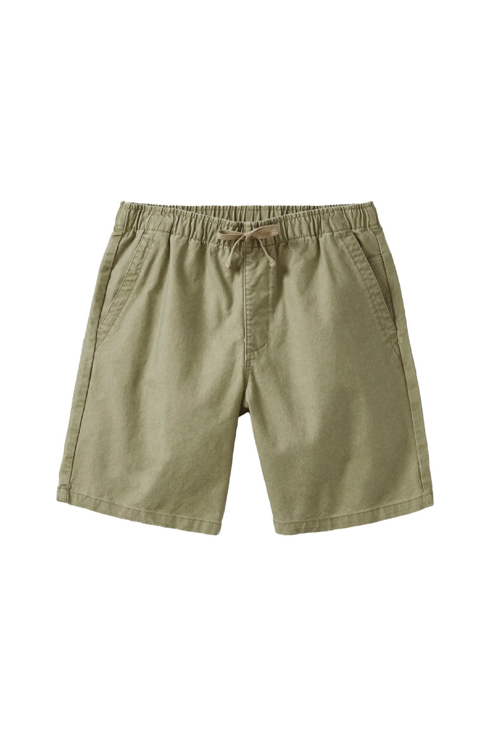 Katin Deck Short in Moss – men's relaxed fit shorts, front view