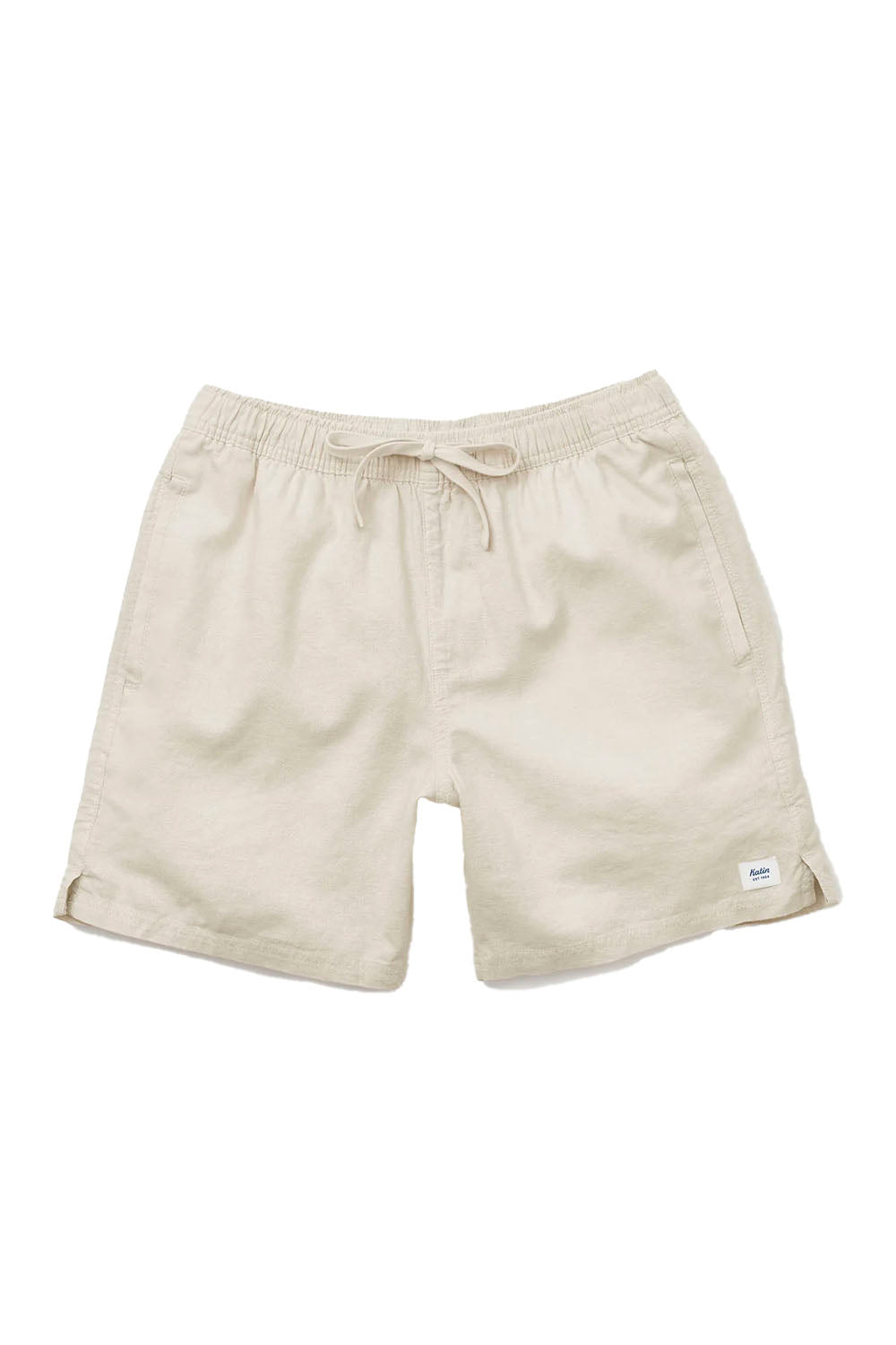 Katin Isaiah Local Short in Light Gray – front view, men's relaxed fit shorts at Pukas Surf Shop