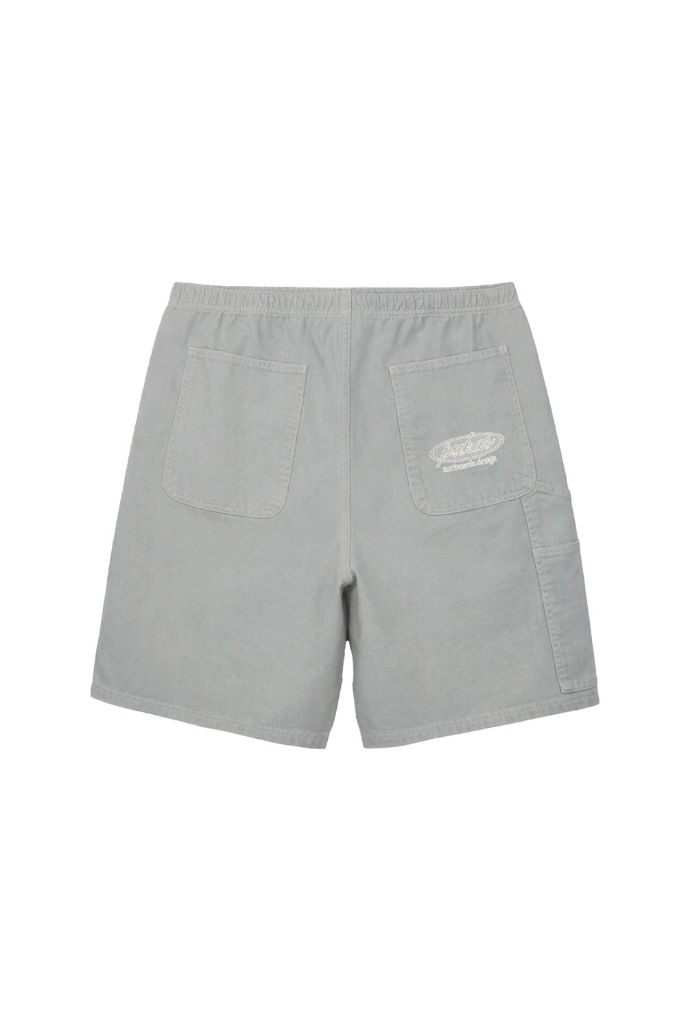 PUKAS Canvas Walkshort Men Silver Blue – Relaxed surf lifestyle shorts in clean canvas fabric | Pukas Surf Shop