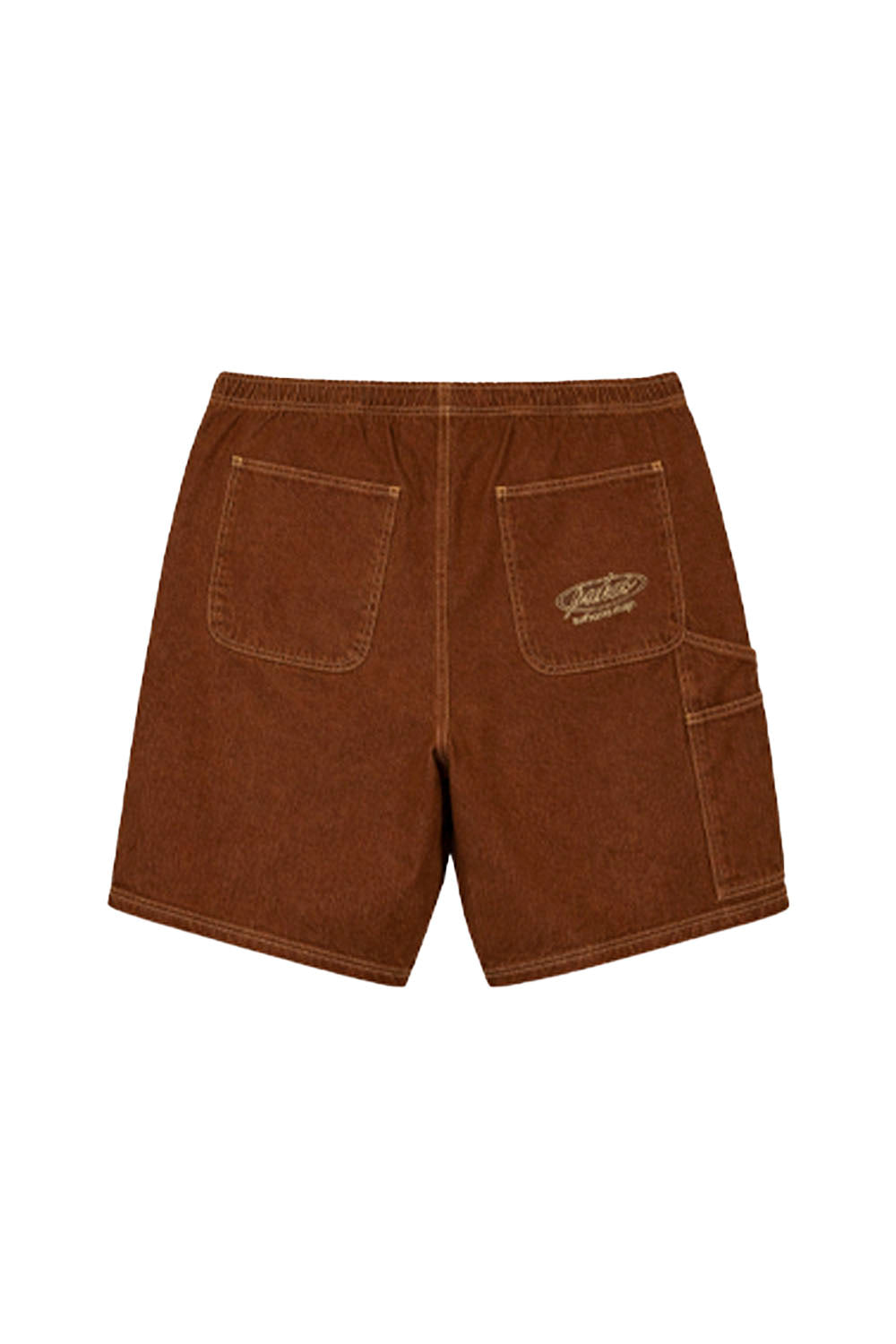 `PUKAS Denim Walkshort Men Washed Brown – Surf lifestyle shorts with worn-in denim finish | Pukas Surf Shop`