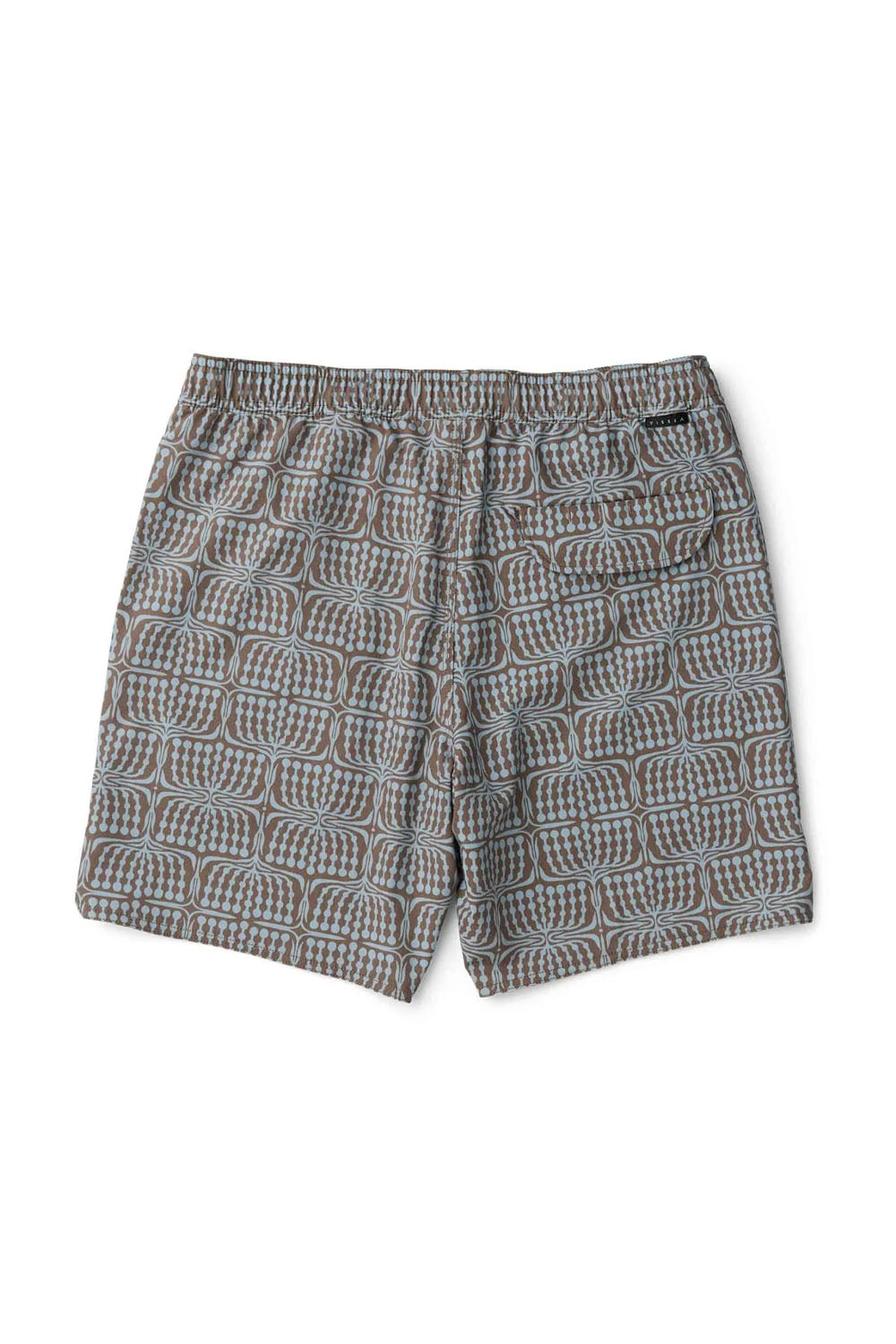 Patterned shorts on a white background