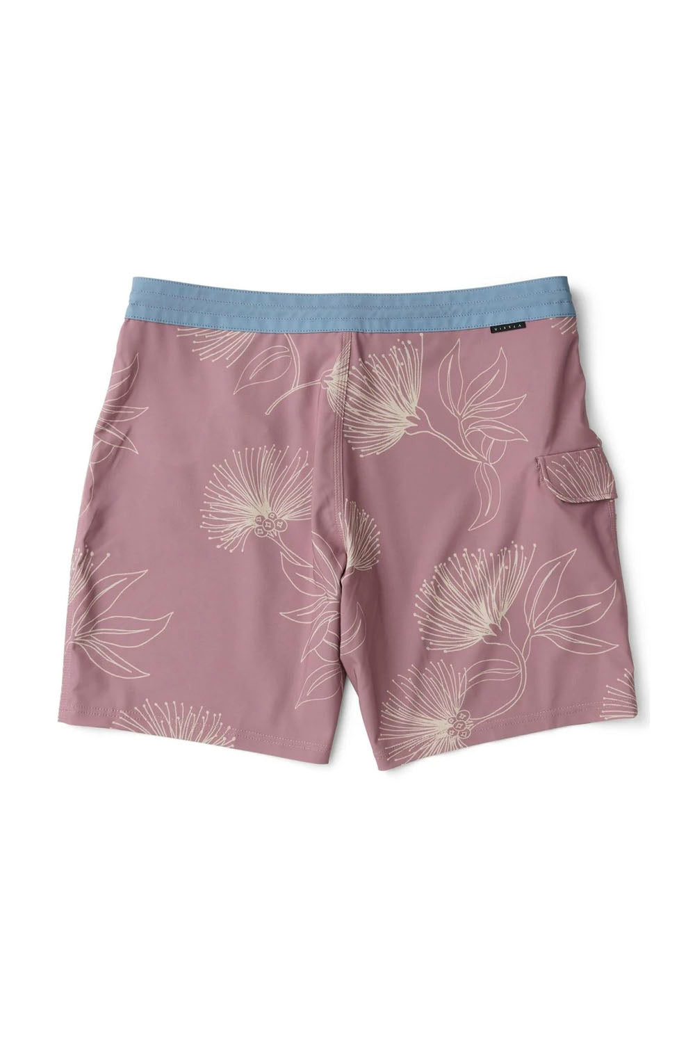 Floral-patterned shorts on a white background