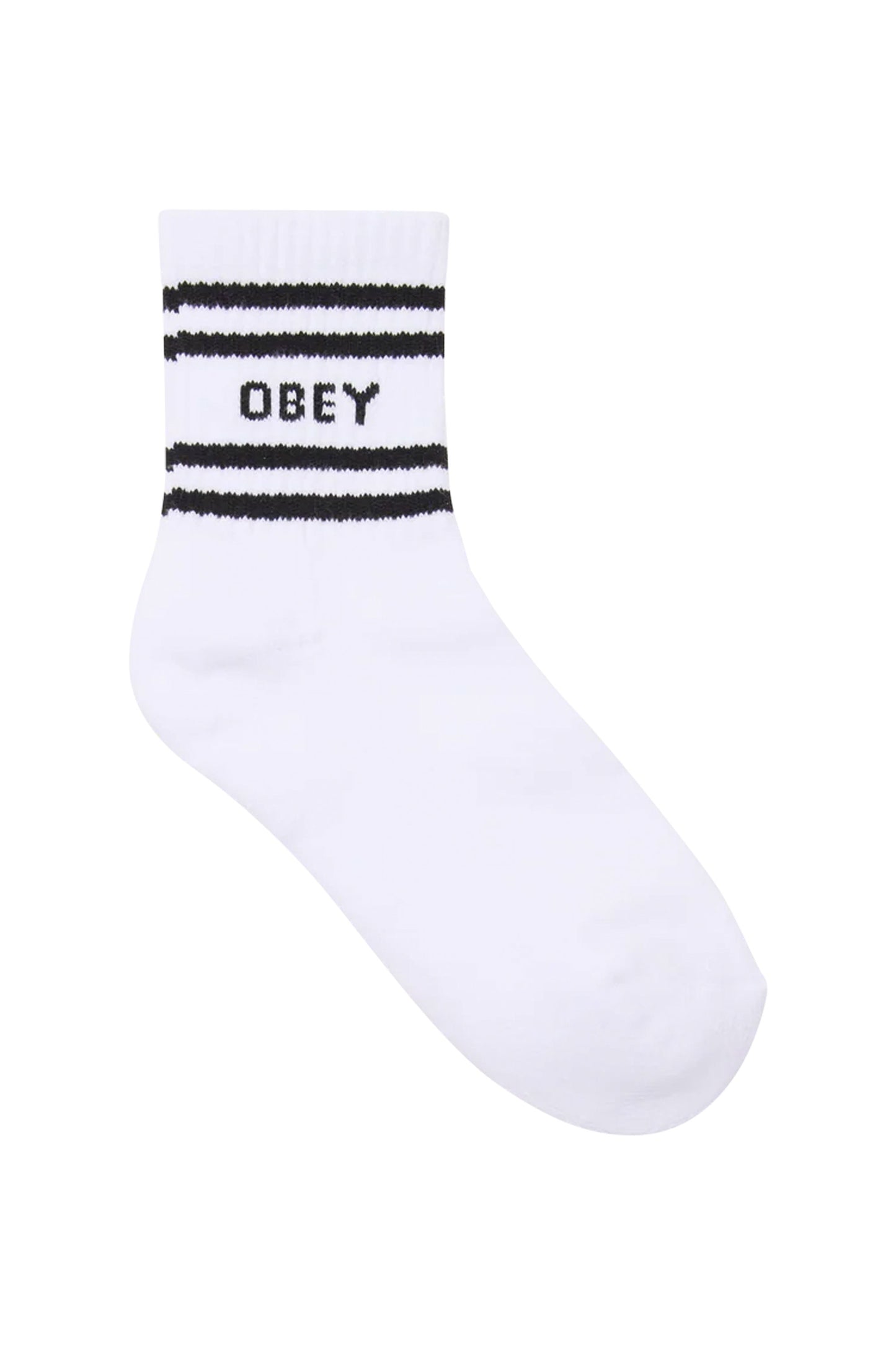 White and black Obey socks Pukas Surf Shop
