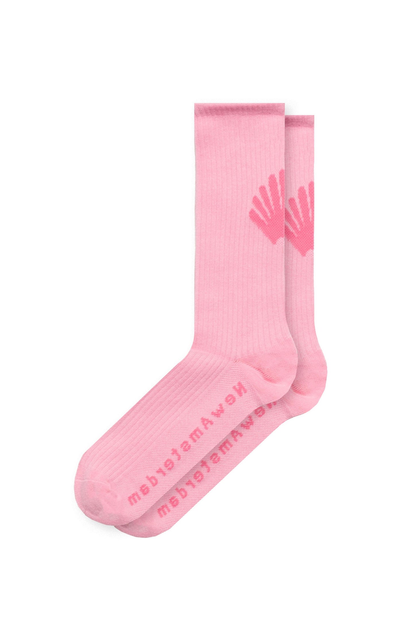 Pukas Surf Shop New Amsterdam Surf Association logo socks in Rosebloom / Magenta