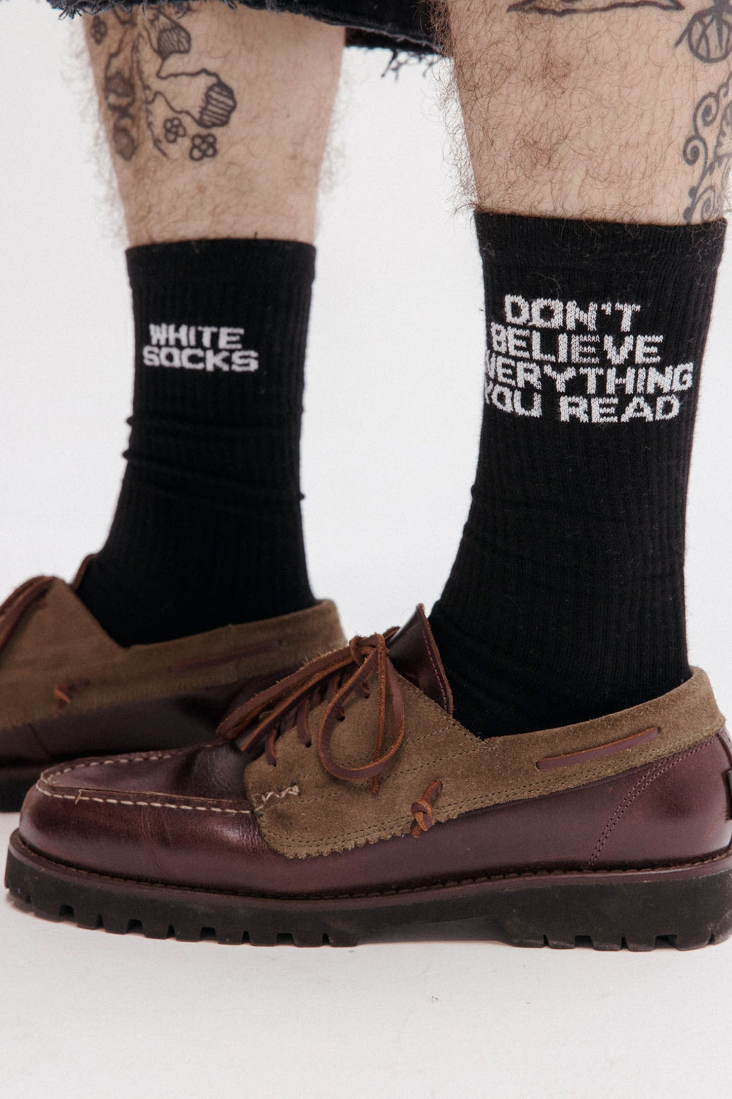 Pukas Surf Shop Man Socks Nowhere Dont Believe Black