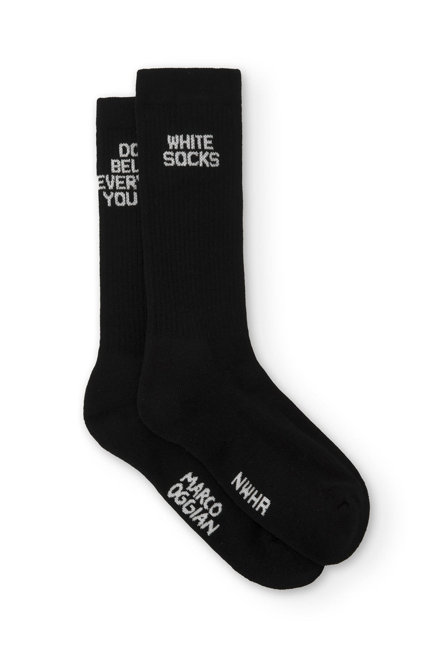 Pukas Surf Shop Man Socks Nowhere Dont Believe Black