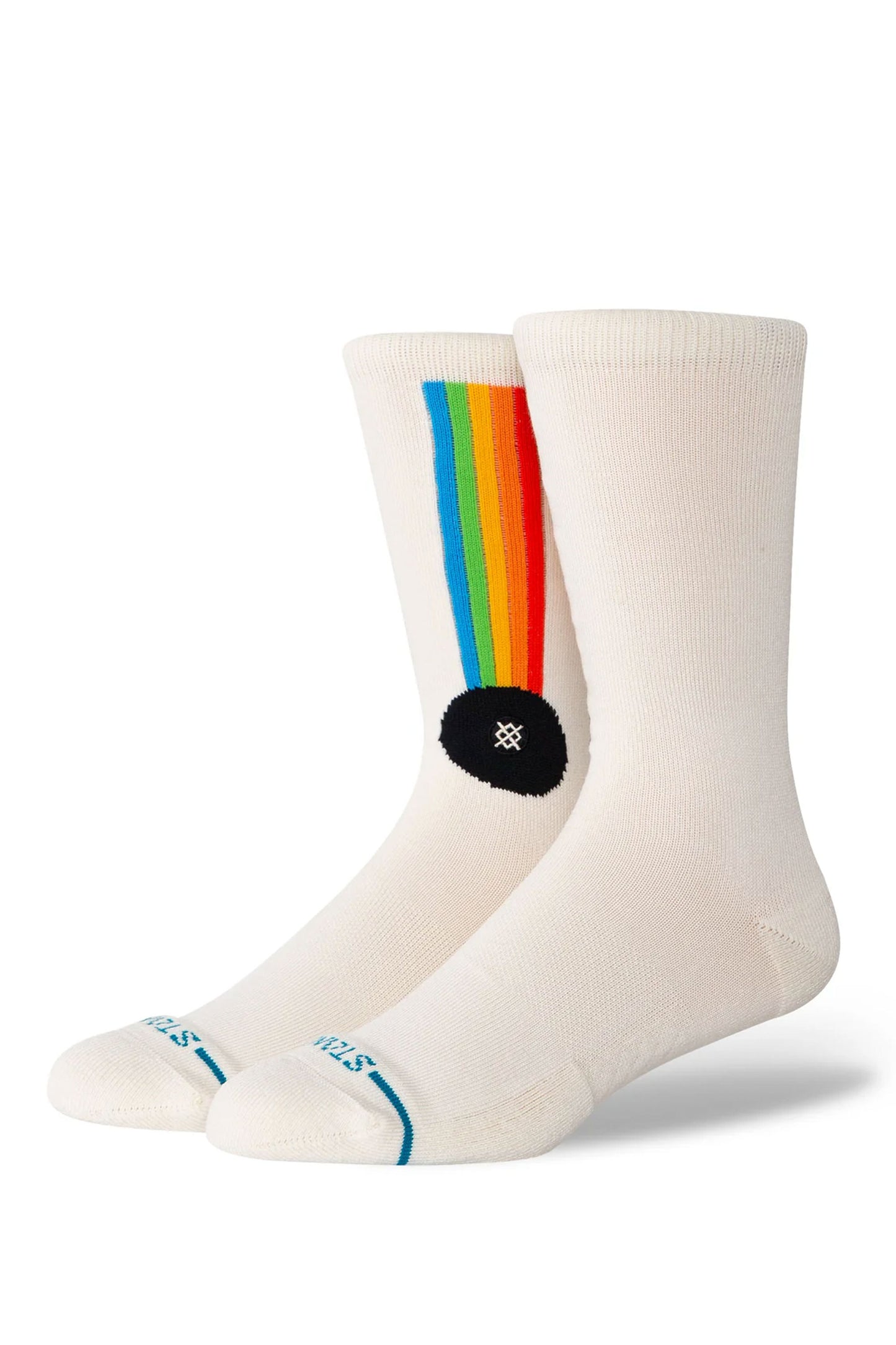 Pukas Surf Shop Stance Aperture Crew Sock in White