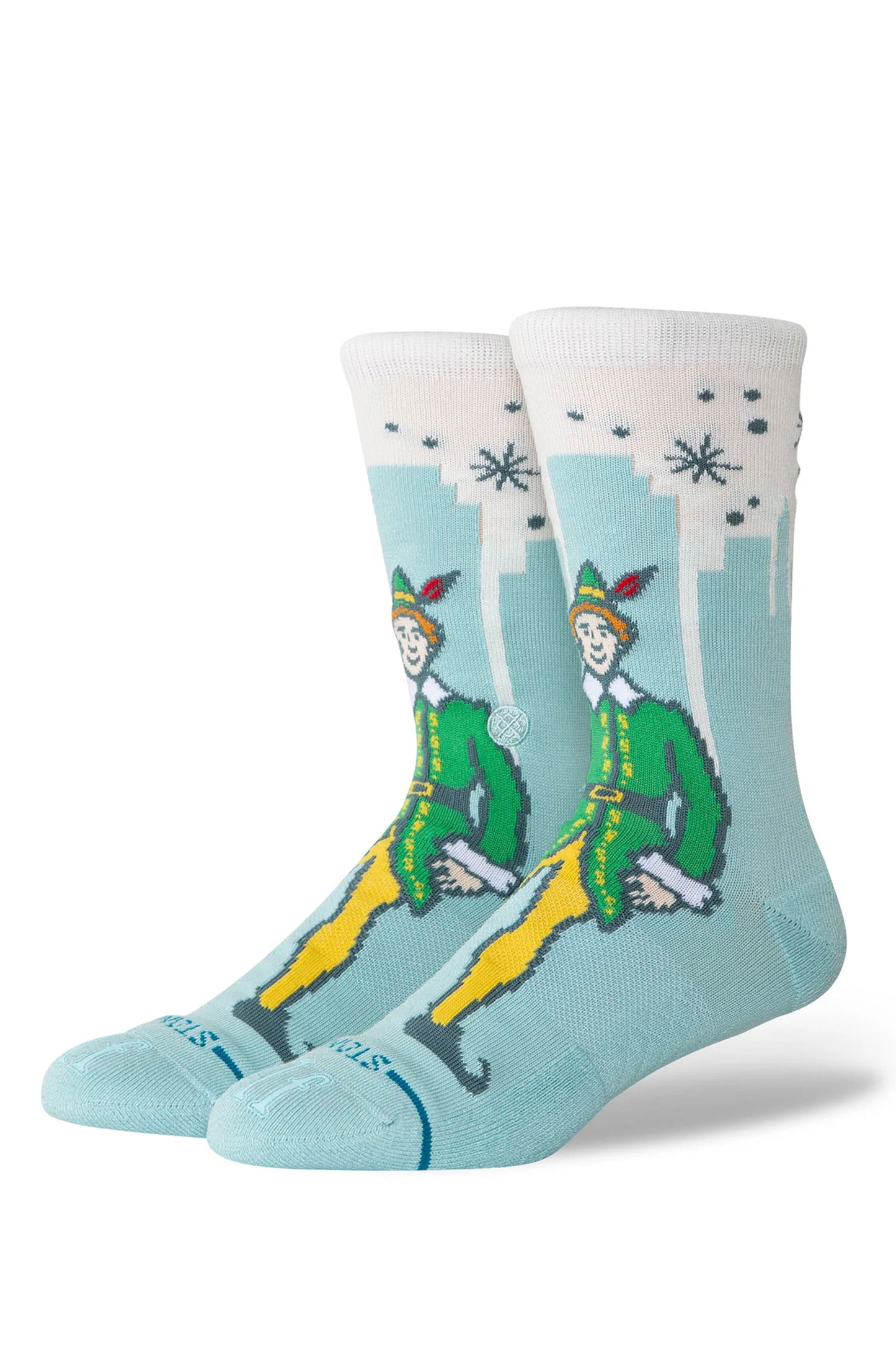 Pukas Surf Shop Stance Big City Elf Crew Sock in Ice Blue