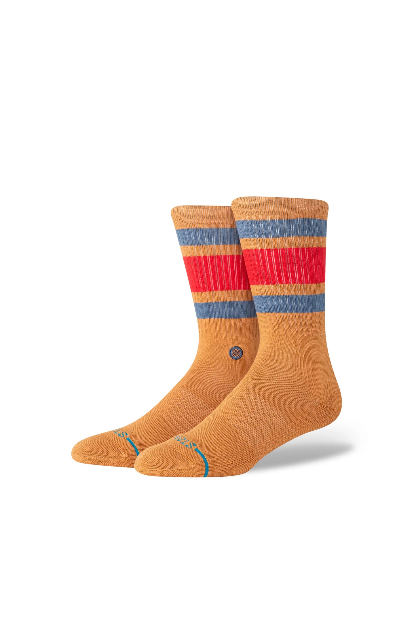 Pukas Surf Shop Stance Boyd Crew Socks in Tan Brown