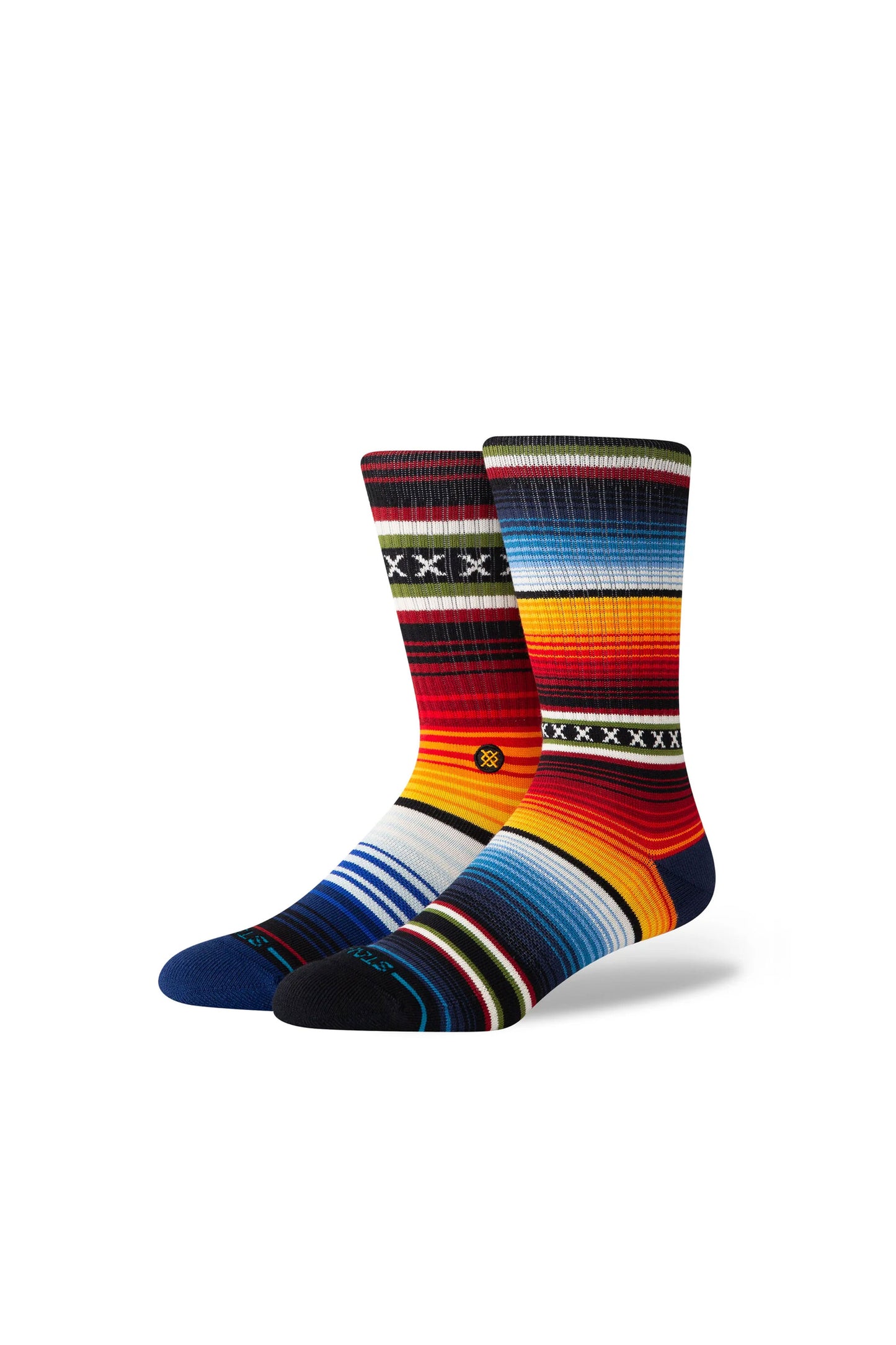 Pukas Surf Shop Stance Curren Crew Socks in Red
