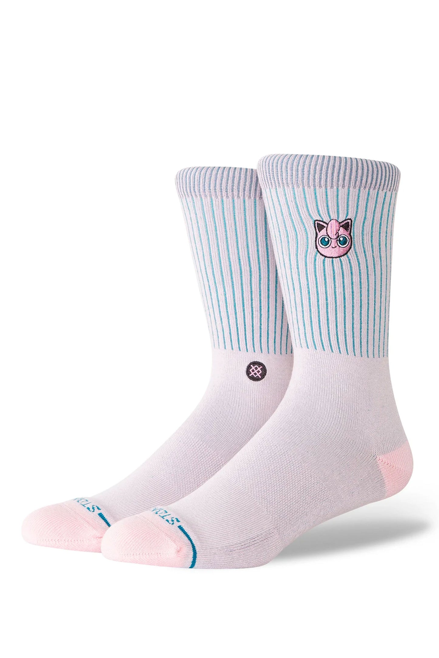 Pukas Surf Shop Stance Jigglypuff Crew Sock in Pink