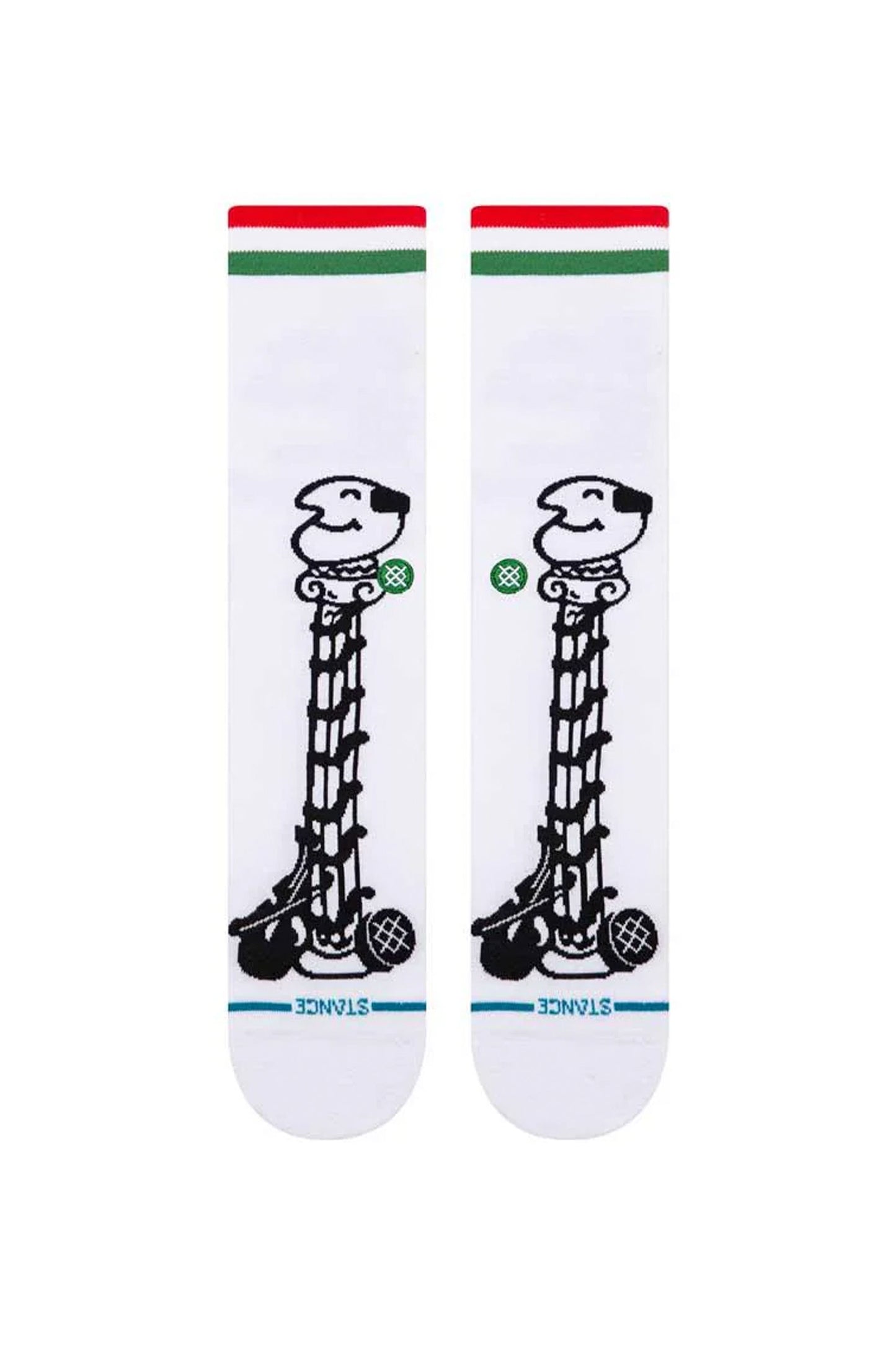 Pukas Surf Shop Stance Little Neros Sock in White