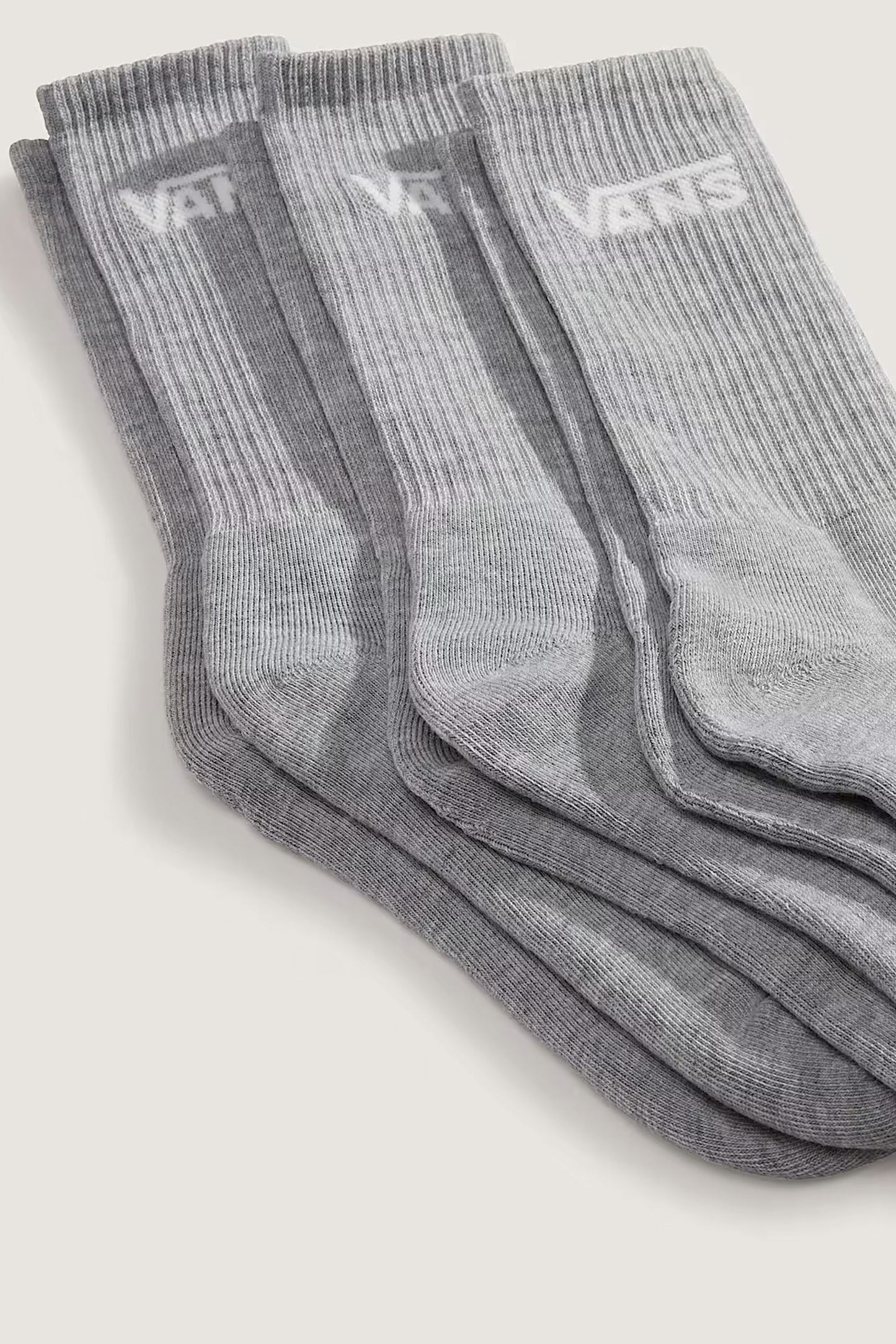 Pukas Surf Shop Vans Classic Crew Socks 3-Pack in Gray