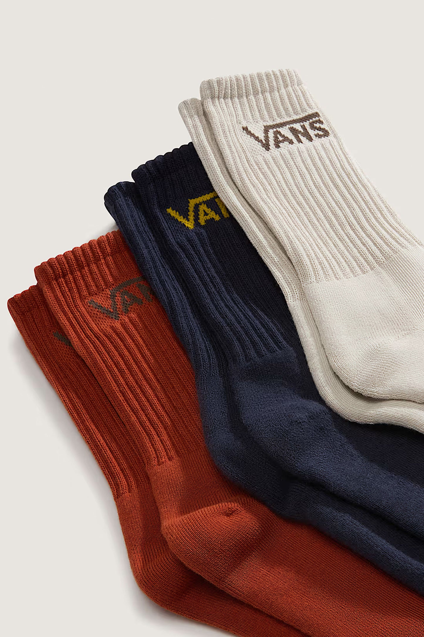 Pukas Surf Shop Vans Classic Crew Socks 3-Pack in Blue