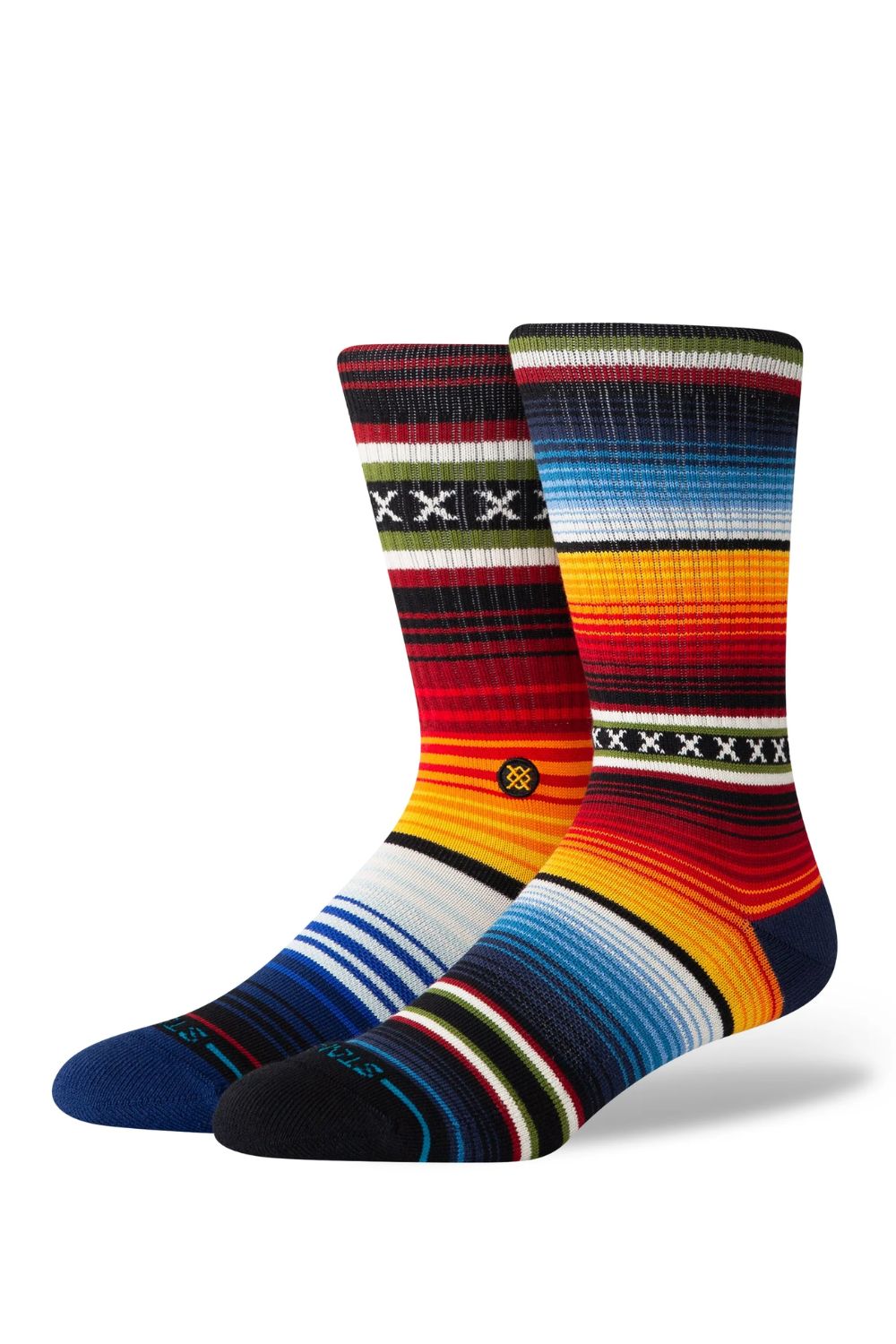 STANCE Curren Crew deep petrol men's crew socks – bold dark tone surf street lifestyle sock