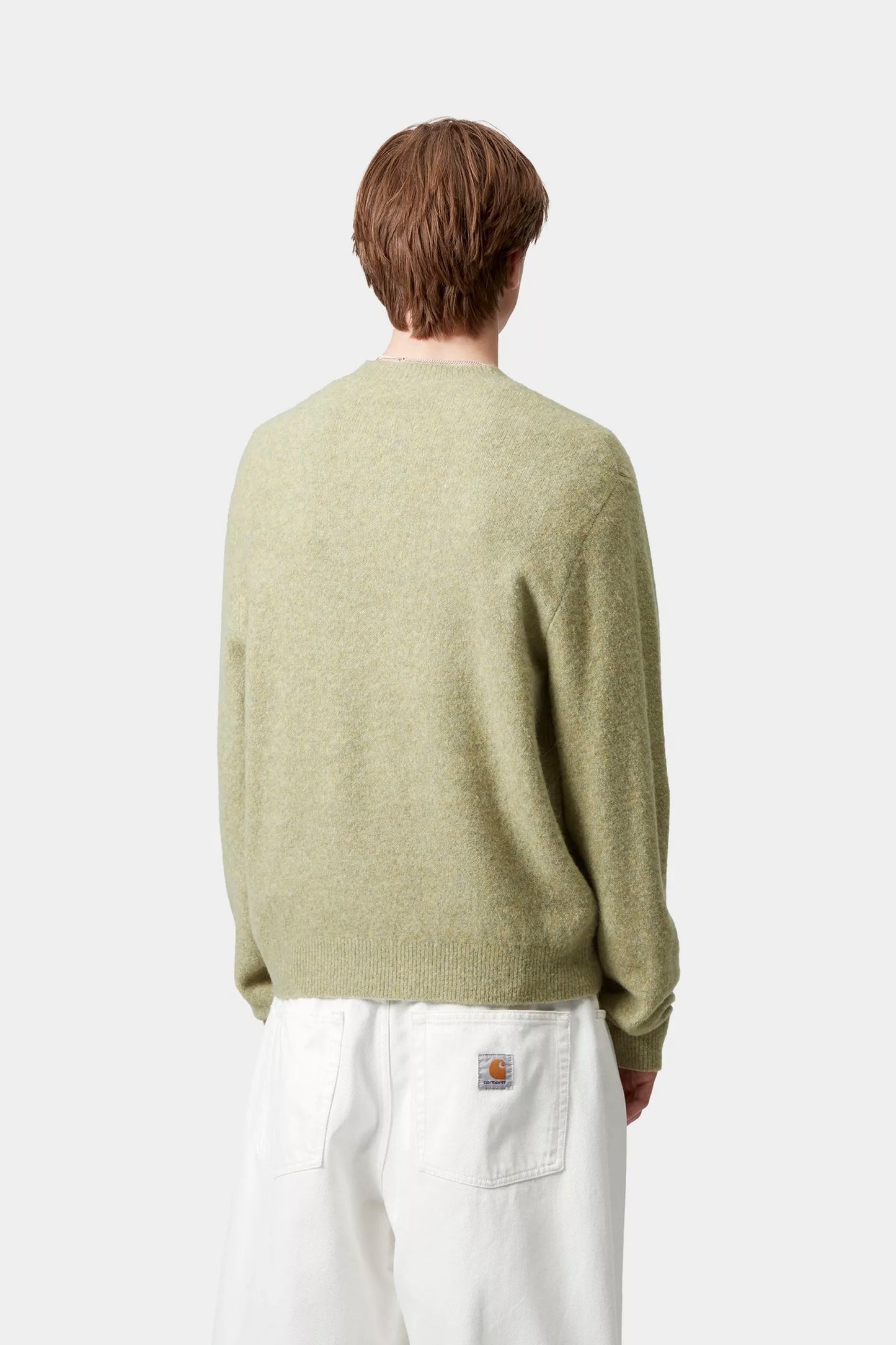 Pukas Surf Shop Carhartt WIP tangled brass knit sweater relaxed fit textured knit
