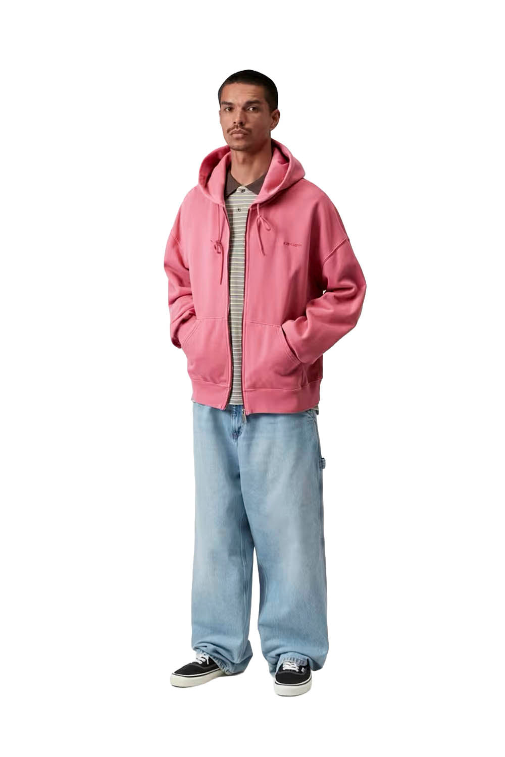 Carhartt WIP Hooded Benton Sweat Jacket Primrose | Shop at PUKAS