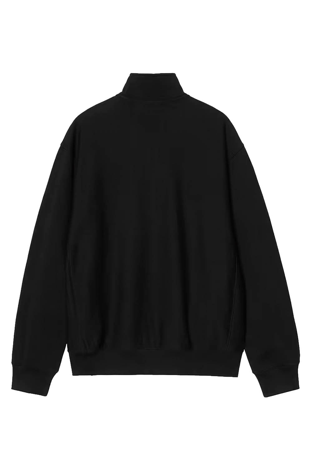 Black half zipped Longhand Carhartt sweater on a white background