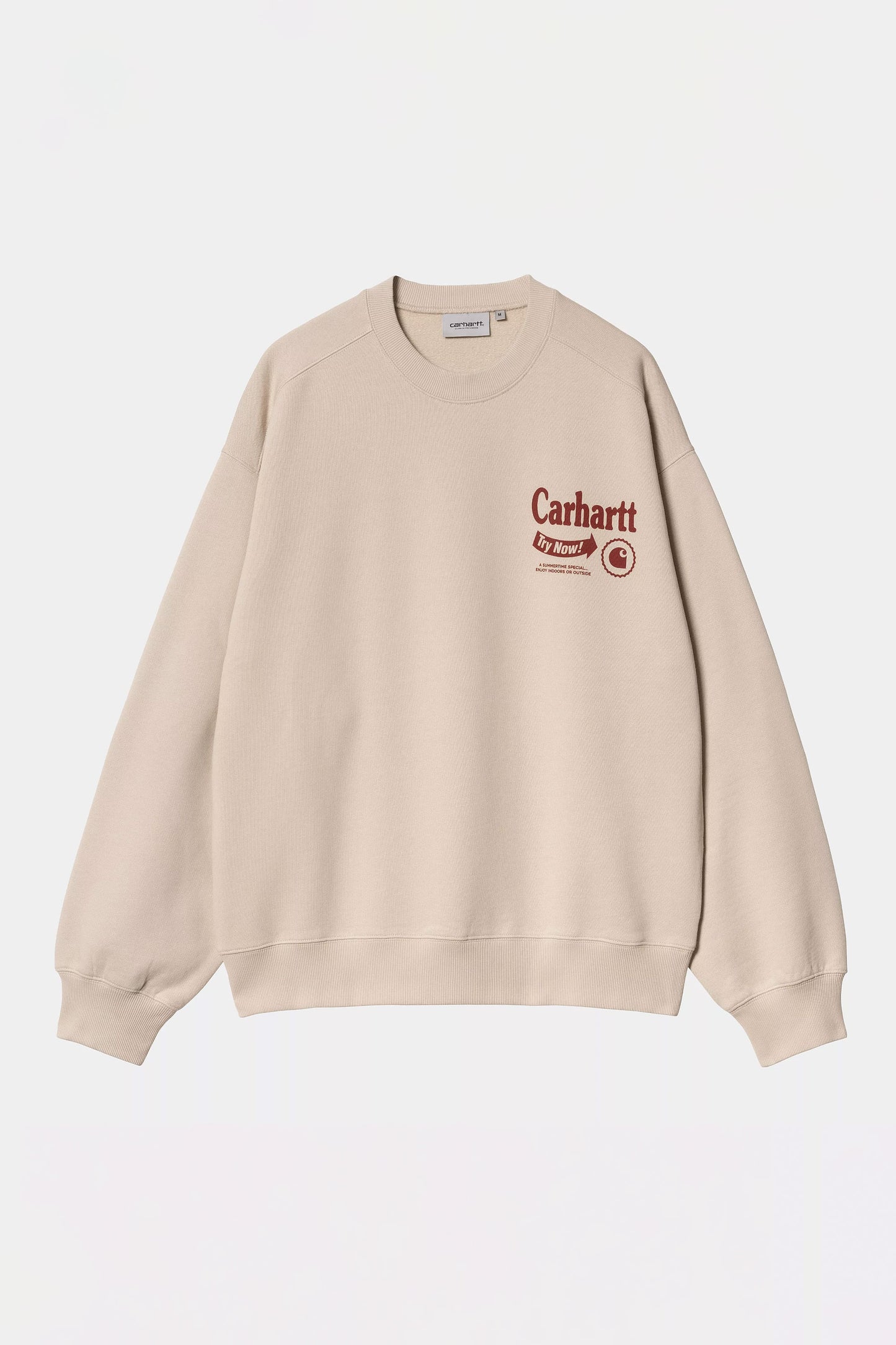 Pukas Surf Shop Man Sweat Carhartt Wip Catalogue Sweat Fleur De Sel