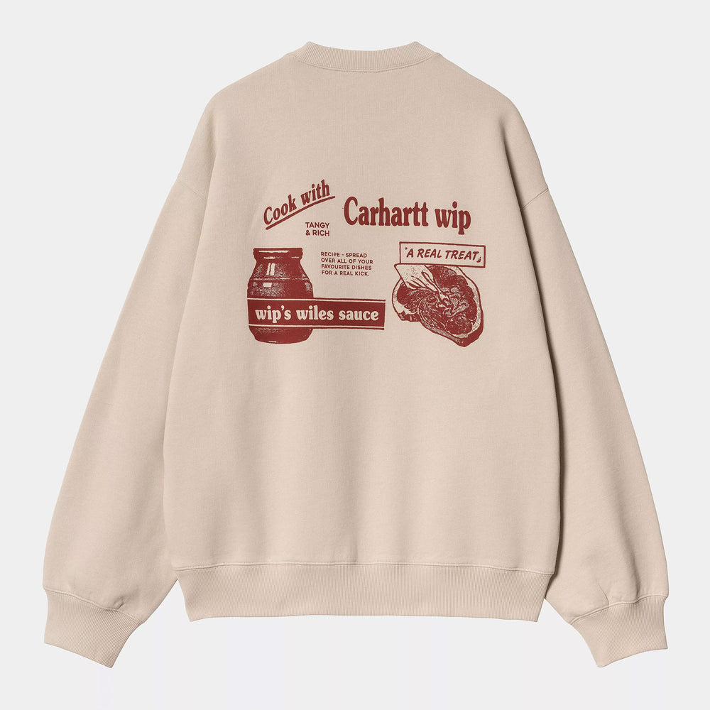 Pukas Surf Shop Man Sweat Carhartt Wip Catalogue Sweat Fleur De Sel