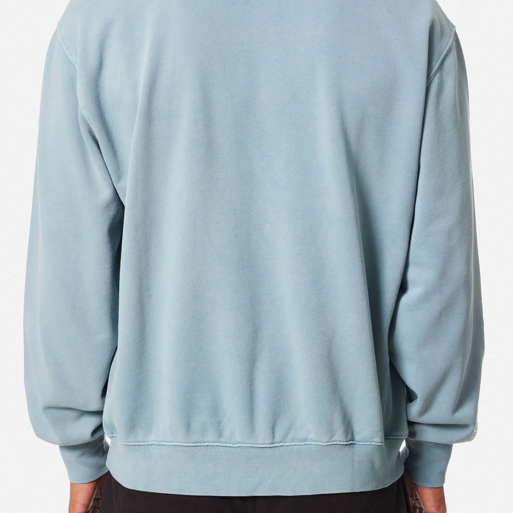 Pukas Surf Shop Man Sweat Crawford Emb Crew Pigment Dye