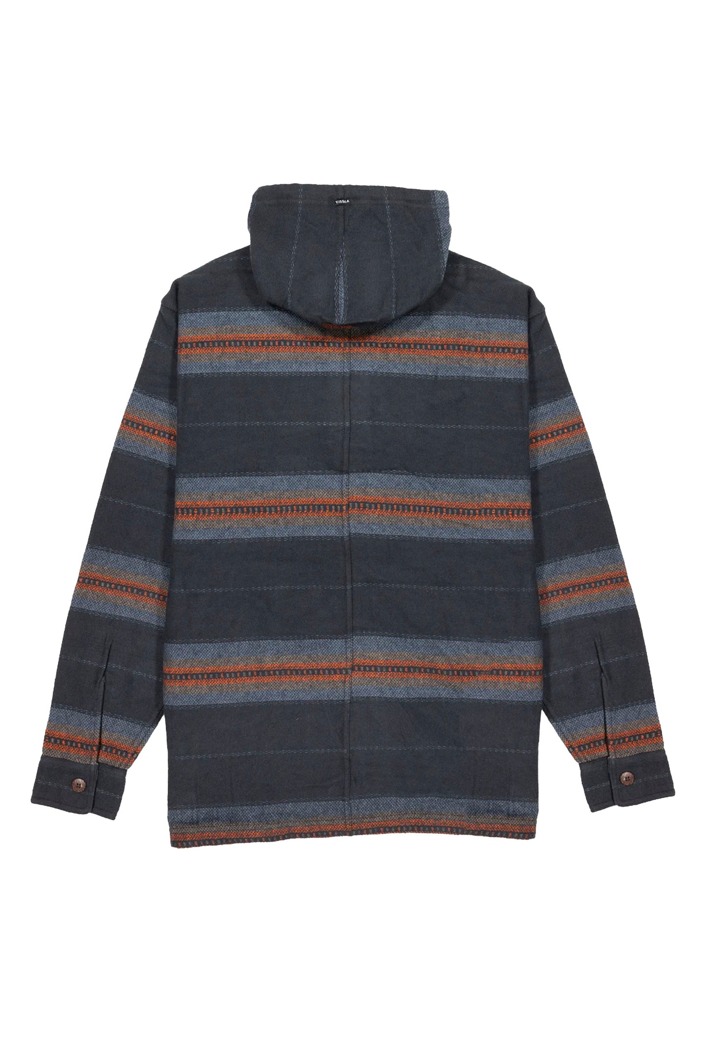 Vissla Pukas Surf Shop Descanso Hooded Popover Phantom relaxed organic cotton hoodie button-placket