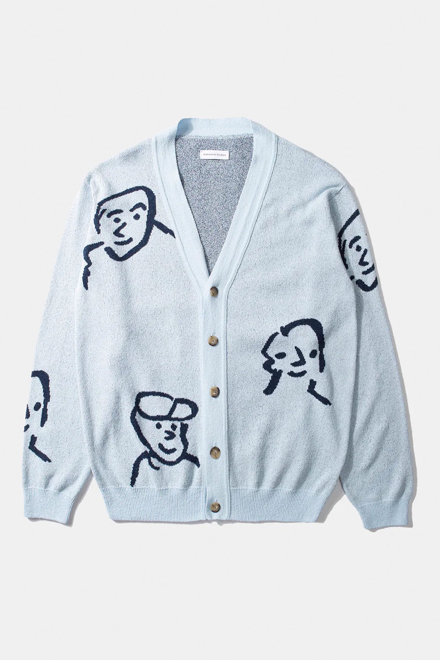 Pukas Surf Shop Man Sweat Edmmond People Cardigan Light Blue