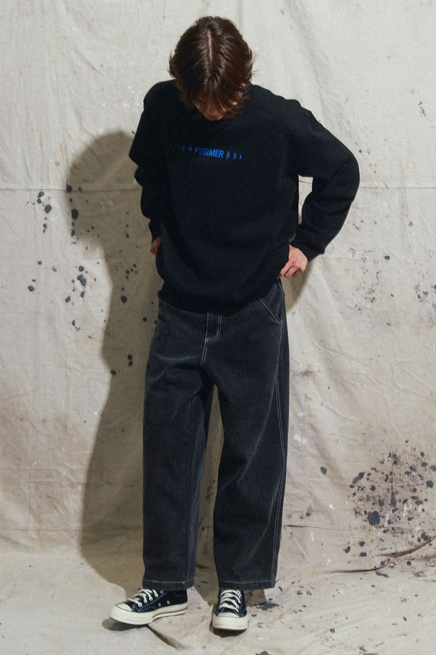 Pukas Surf Shop Man Sweat Former Envision Crew Black
